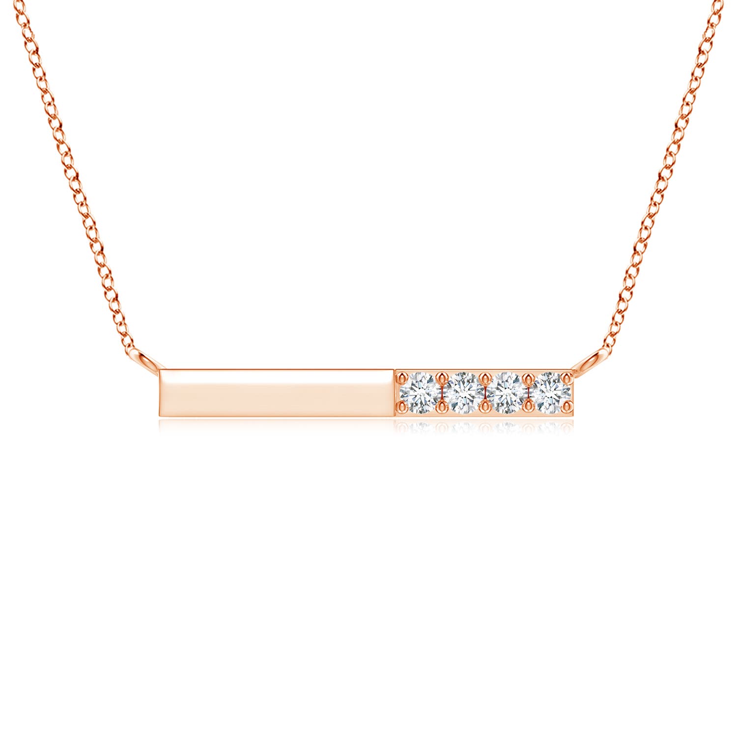 G, VS2 / 0.21 CT / 14 KT Rose Gold