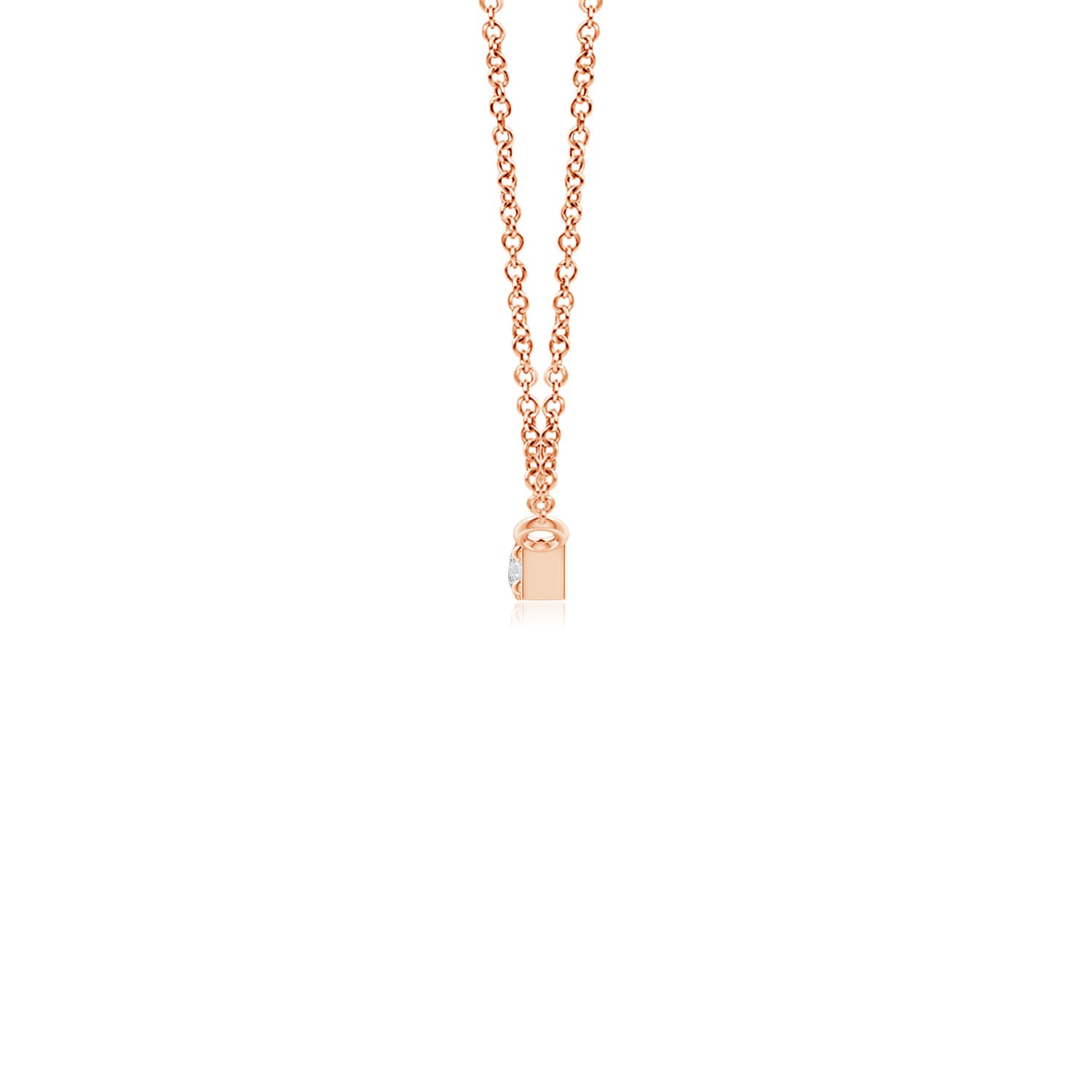 H, SI2 / 0.12 CT / 14 KT Rose Gold