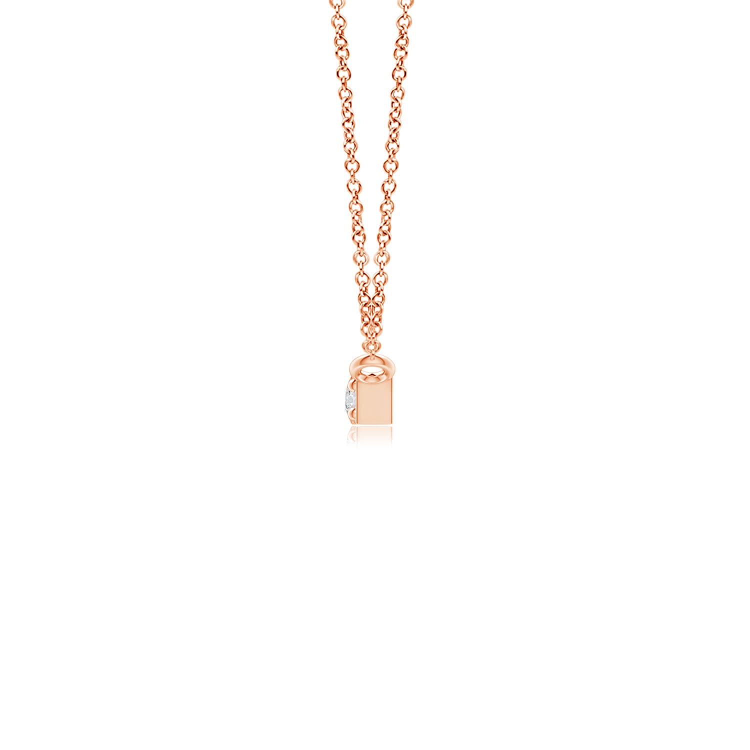 H, SI2 / 0.21 CT / 14 KT Rose Gold