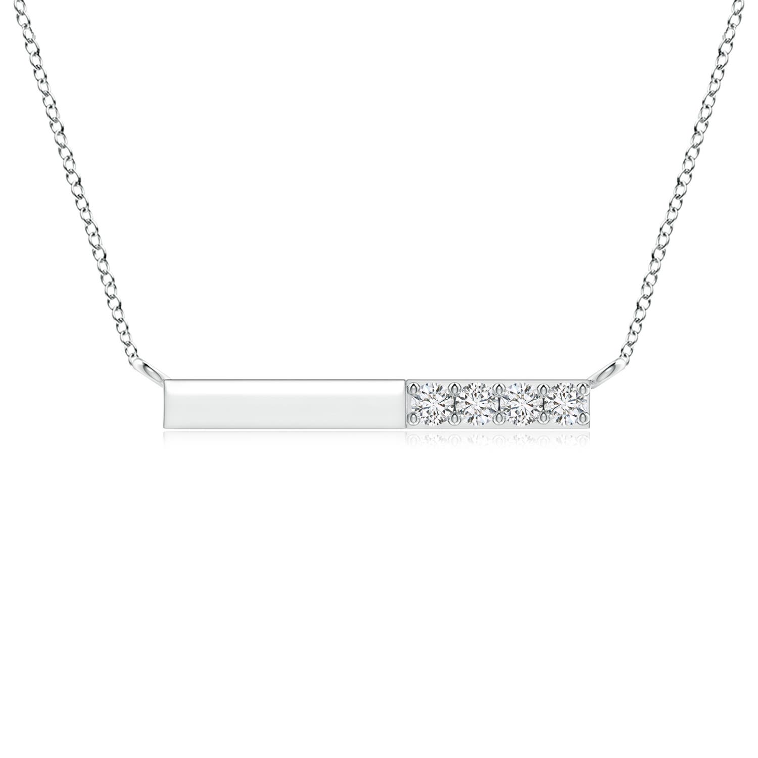 H, SI2 / 0.21 CT / 14 KT White Gold