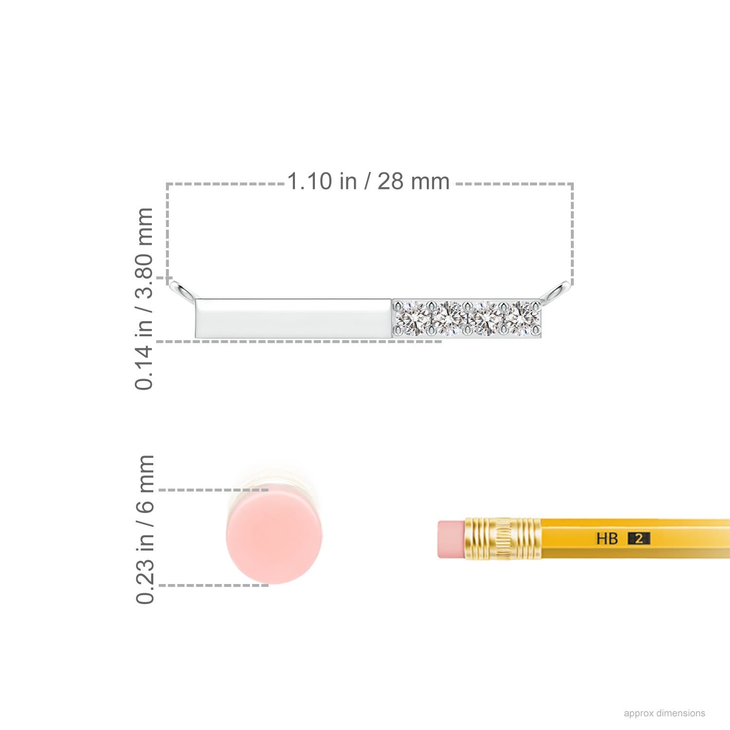 I-J, I1-I2 / 0.21 CT / 14 KT White Gold