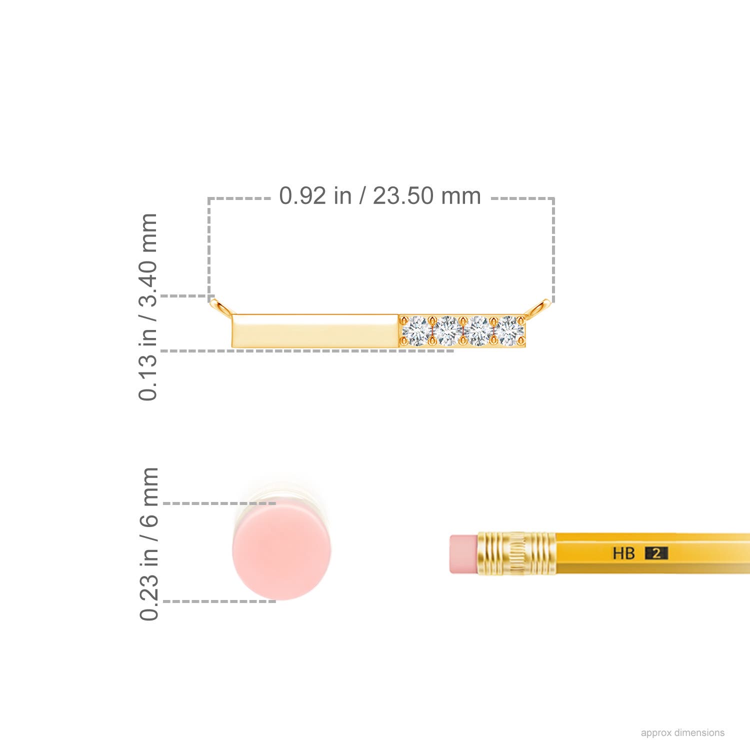 G, VS2 / 0.12 CT / 14 KT Yellow Gold