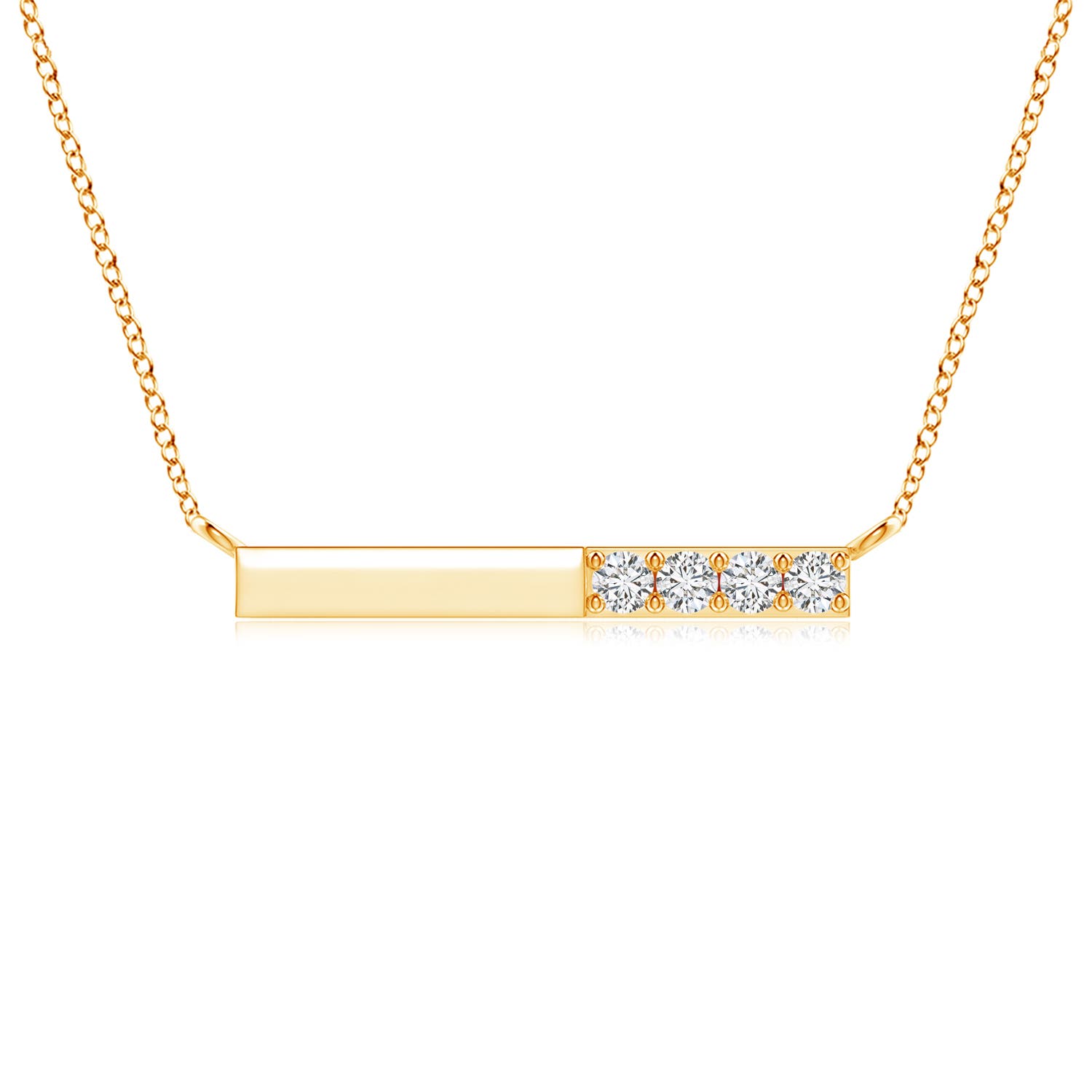 H, SI2 / 0.21 CT / 14 KT Yellow Gold