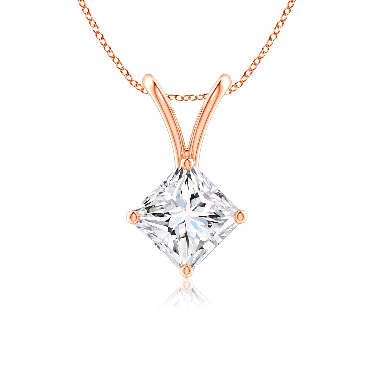 G, VS2 / 0.5 CT / 14 KT Rose Gold