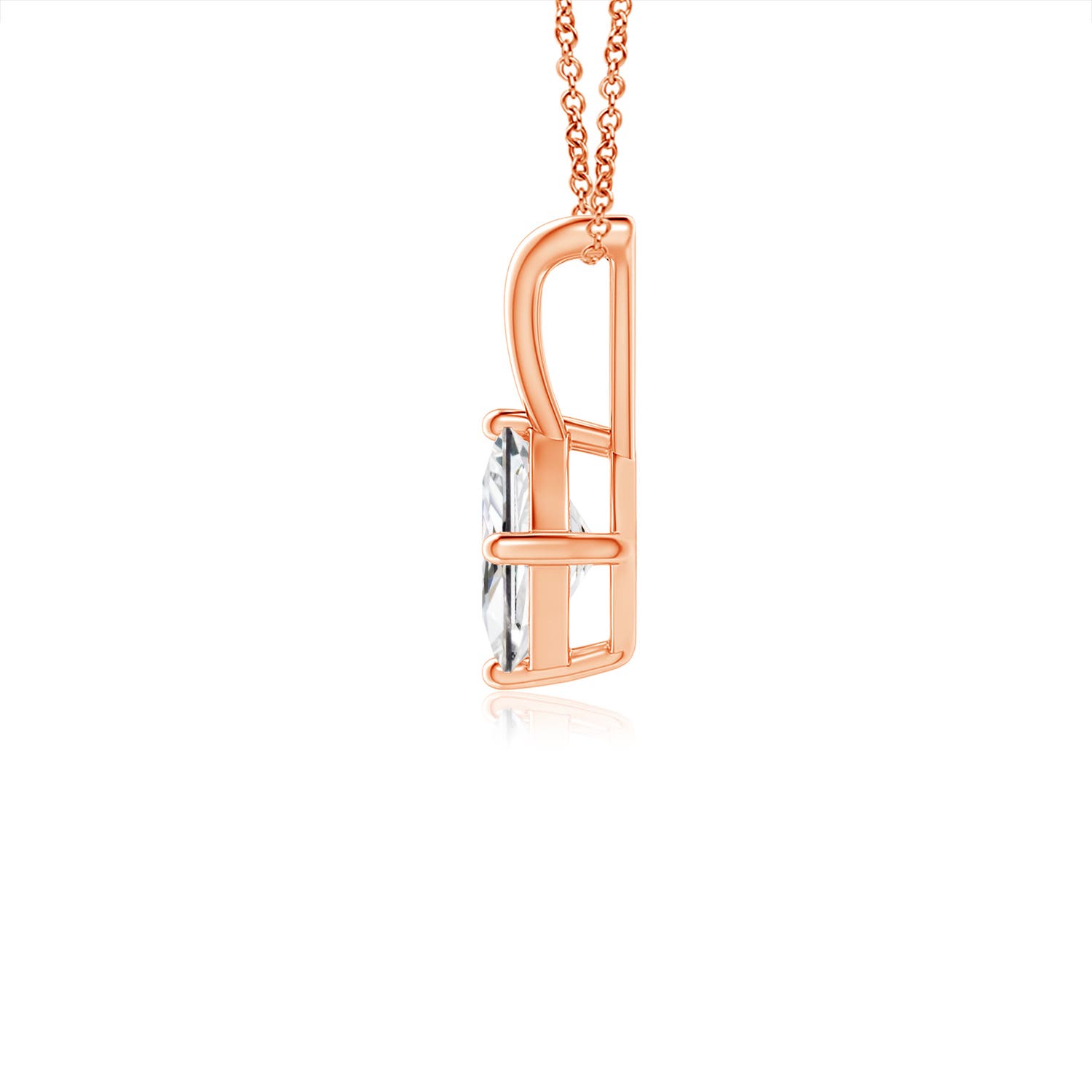 H, SI2 / 0.25 CT / 14 KT Rose Gold