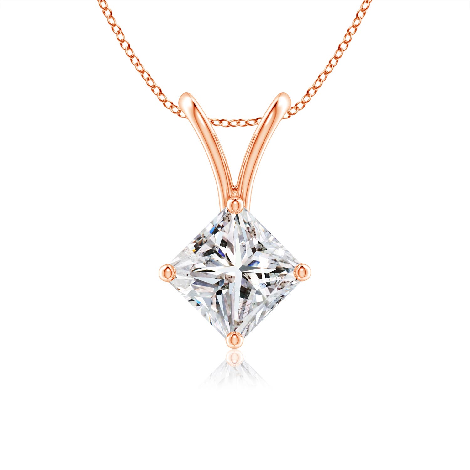 I-J, I1-I2 / 0.5 CT / 14 KT Rose Gold