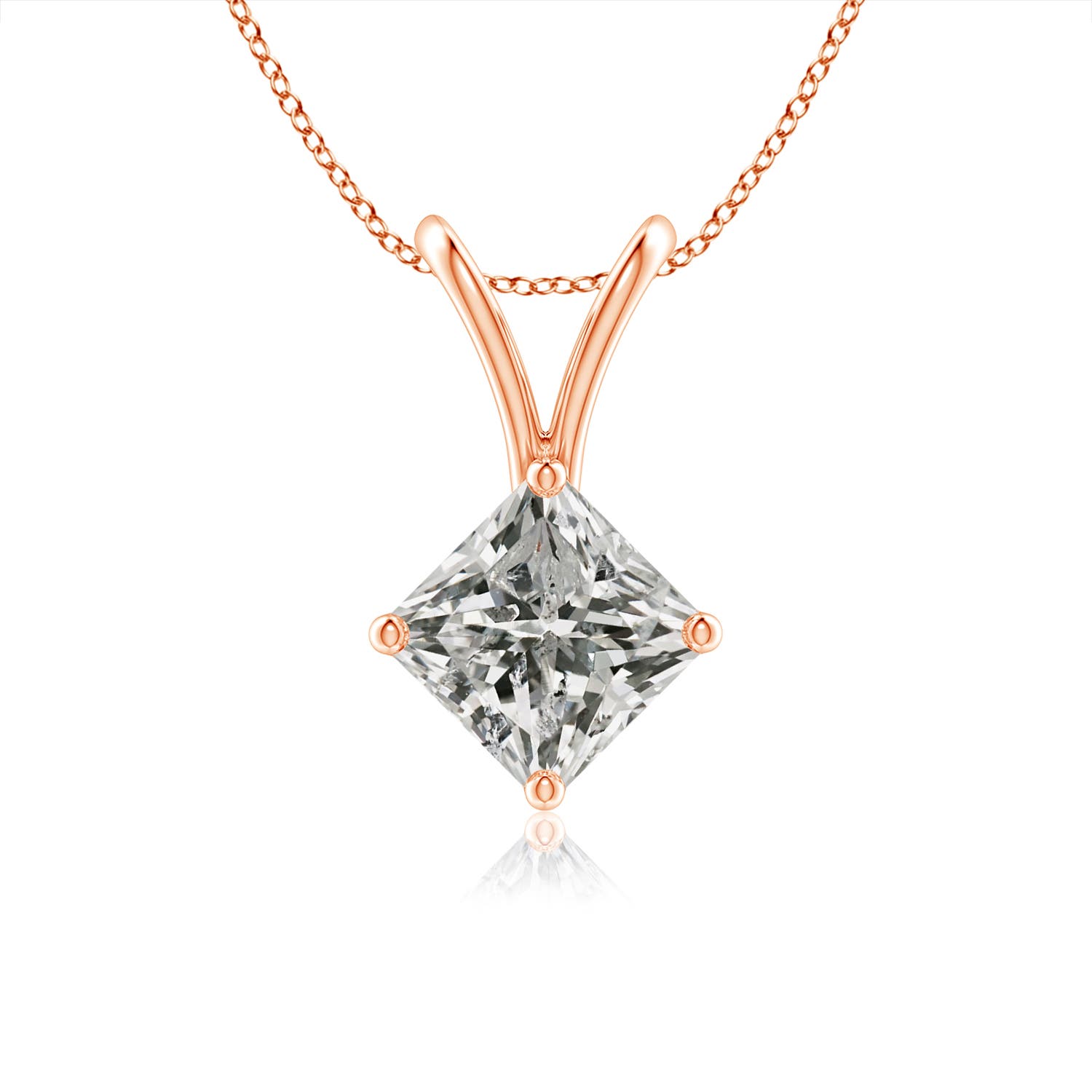 K, I3 / 0.5 CT / 14 KT Rose Gold