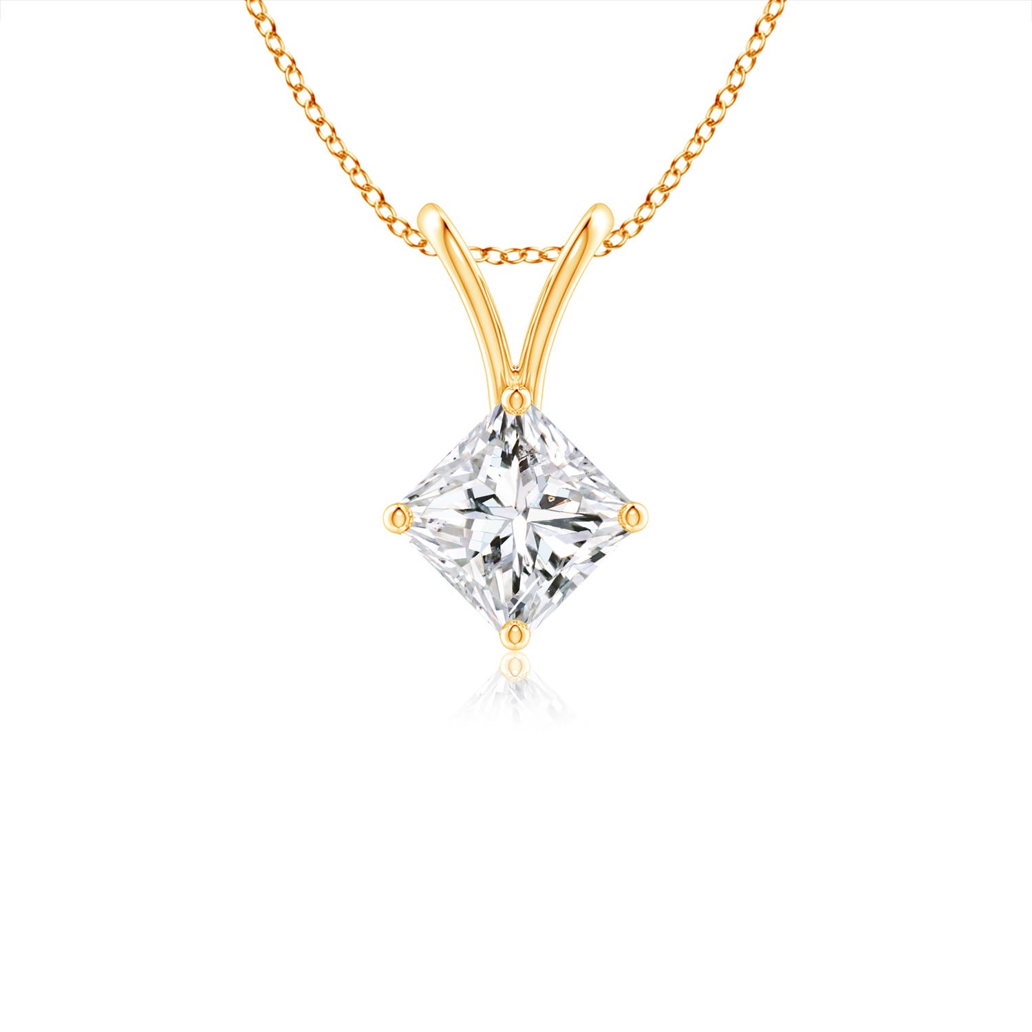 H, SI2 / 0.25 CT / 14 KT Yellow Gold