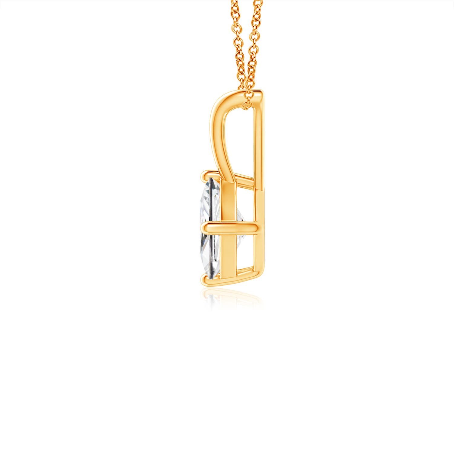 H, SI2 / 0.25 CT / 14 KT Yellow Gold