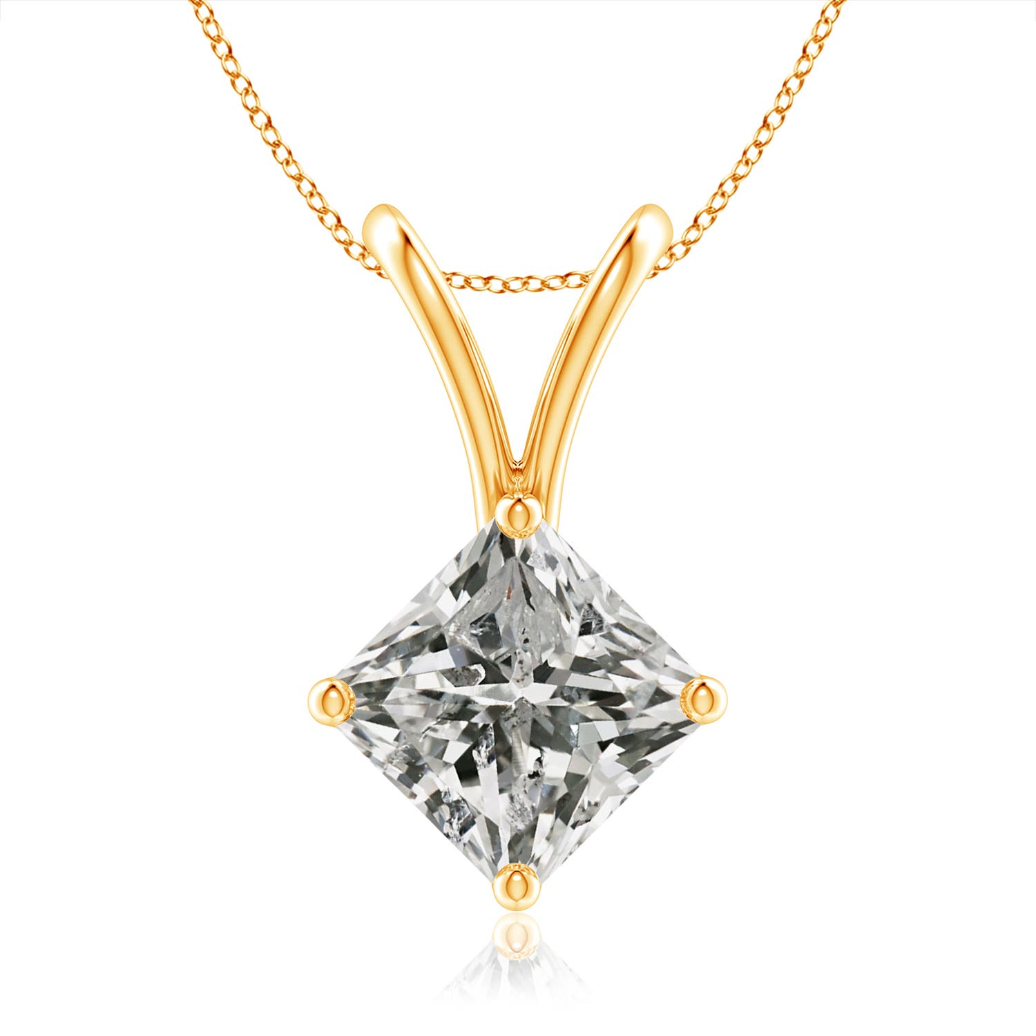 K, I3 / 1.05 CT / 14 KT Yellow Gold