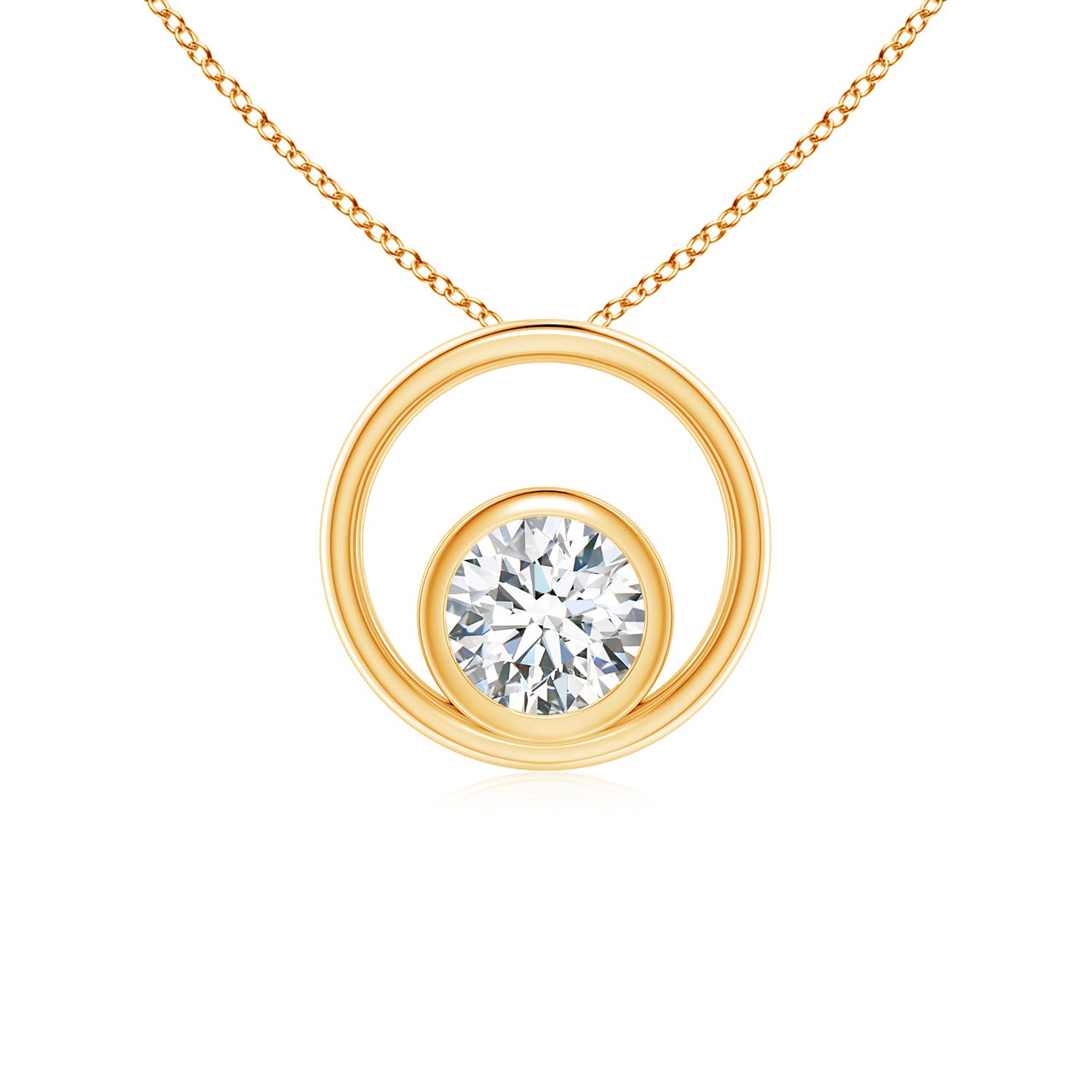 G, VS2 / 0.25 CT / 14 KT Yellow Gold