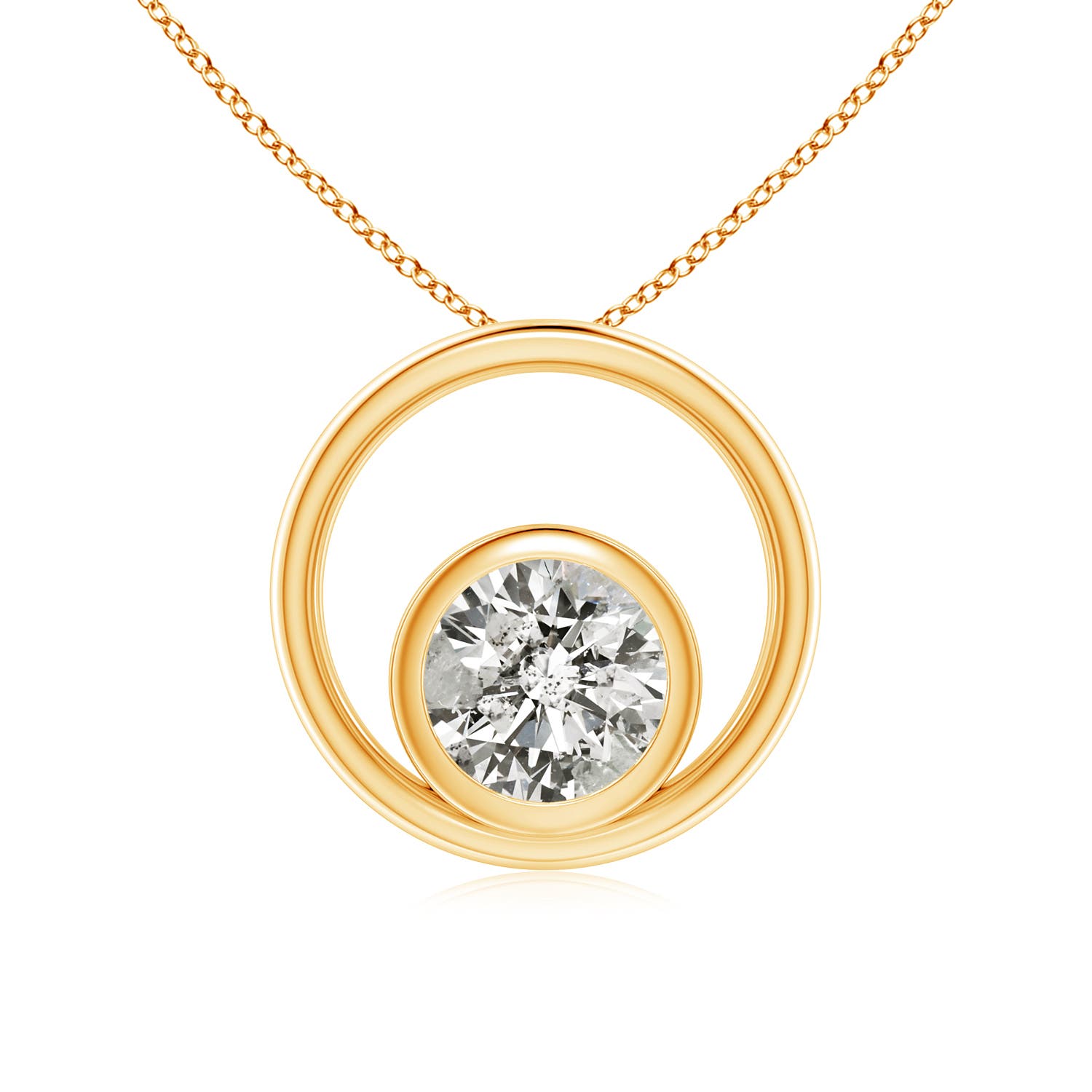 K, I3 / 0.5 CT / 14 KT Yellow Gold