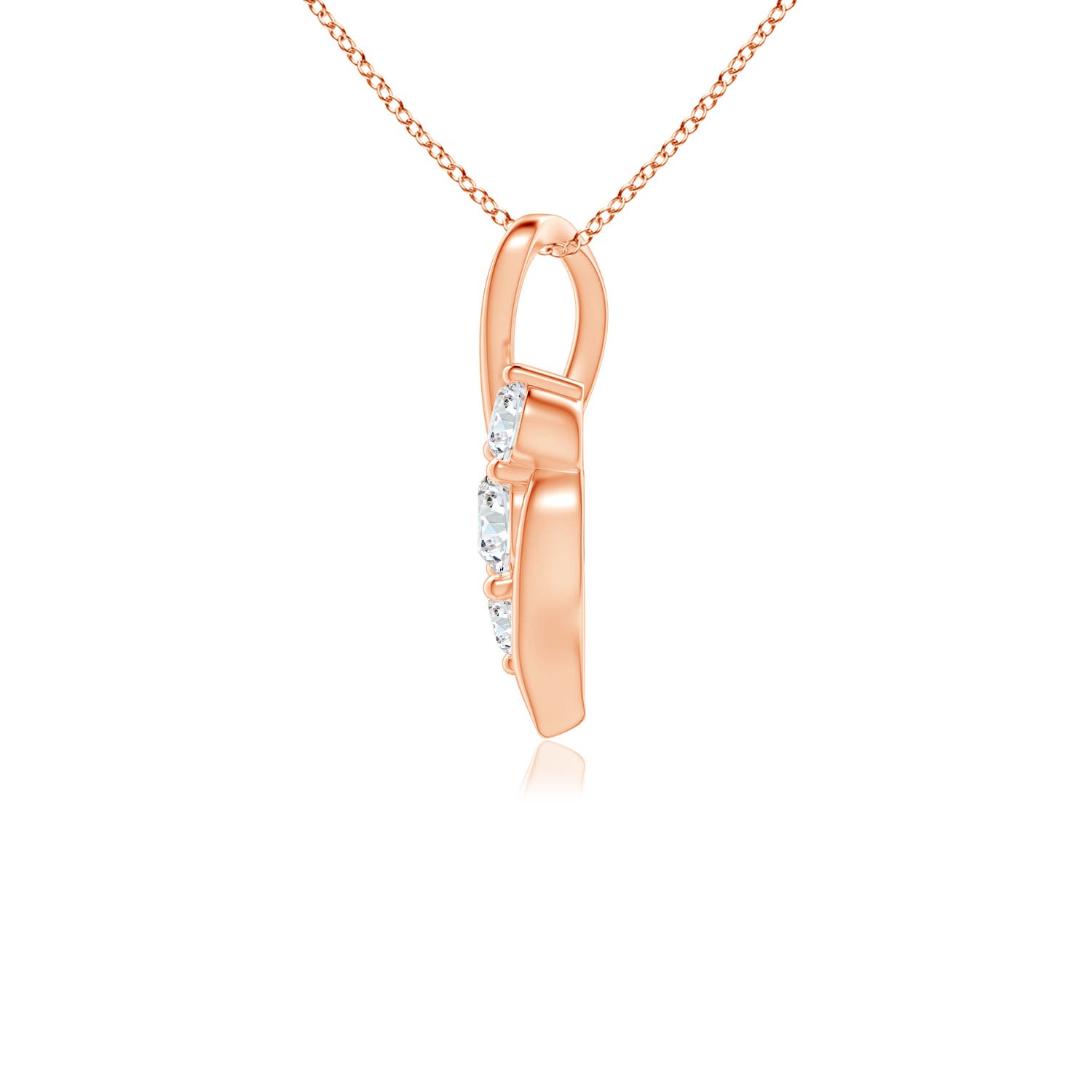 G, VS2 / 0.5 CT / 14 KT Rose Gold