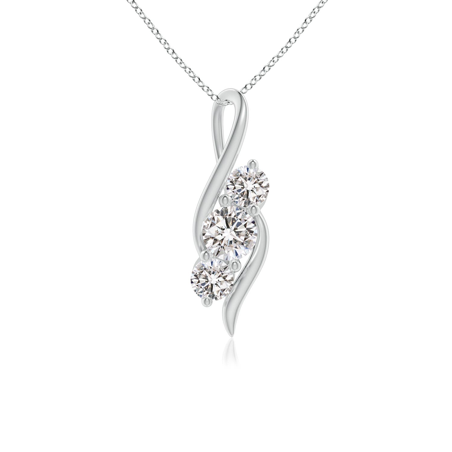 I-J, I1-I2 / 0.75 CT / 14 KT White Gold