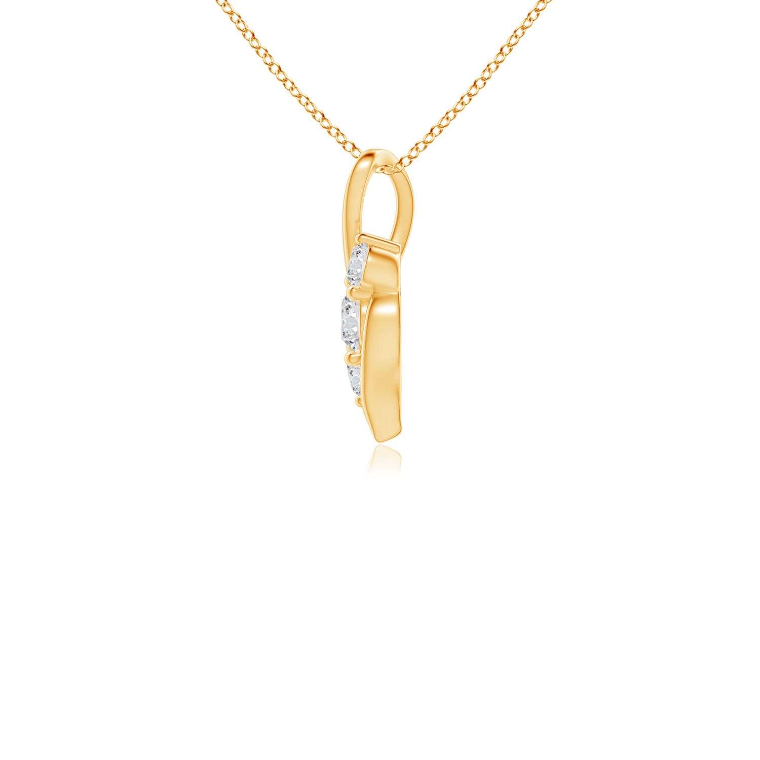 H, SI2 / 0.25 CT / 14 KT Yellow Gold