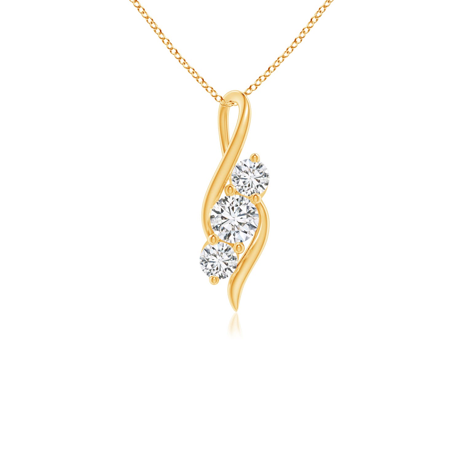 H, SI2 / 0.5 CT / 14 KT Yellow Gold