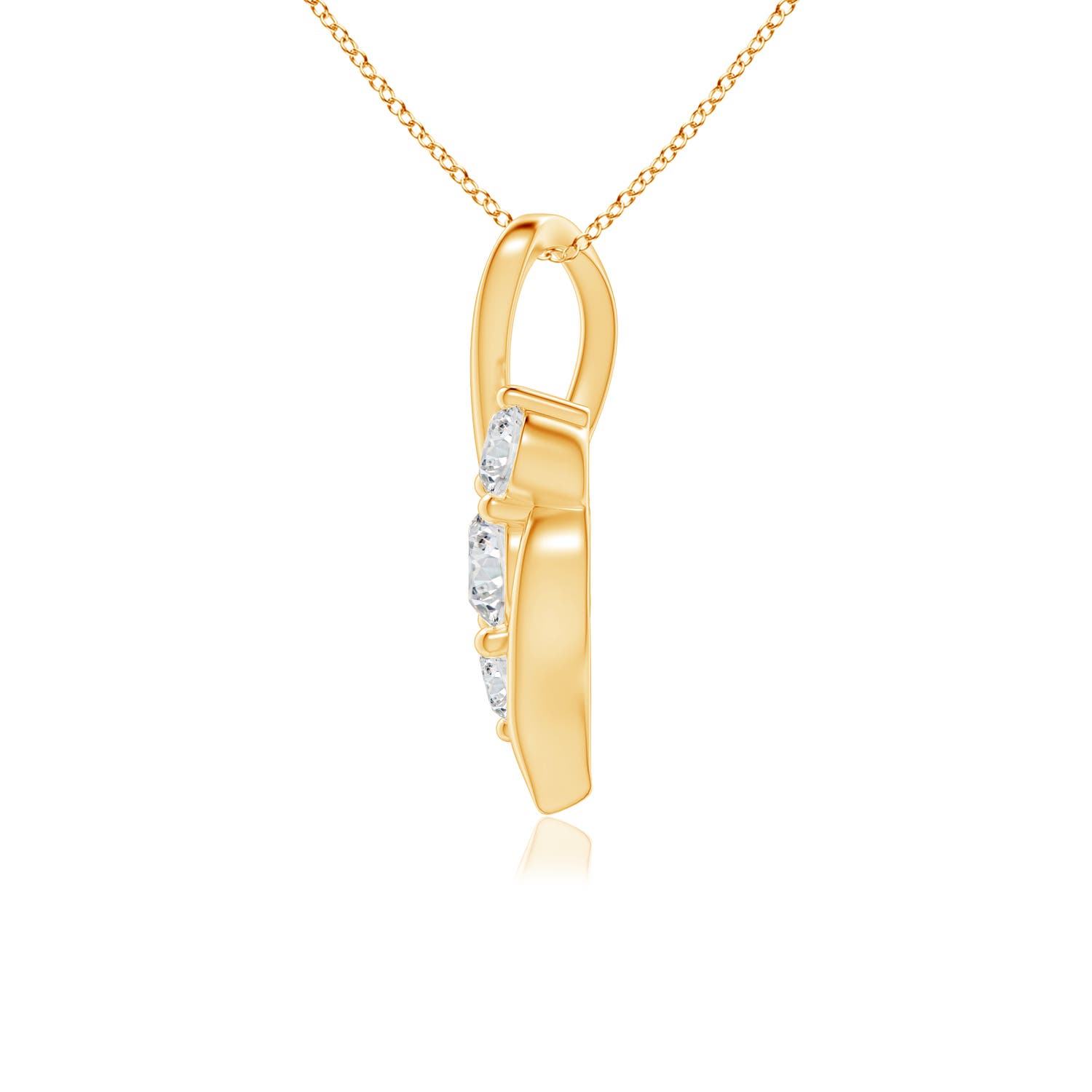 H, SI2 / 0.75 CT / 14 KT Yellow Gold