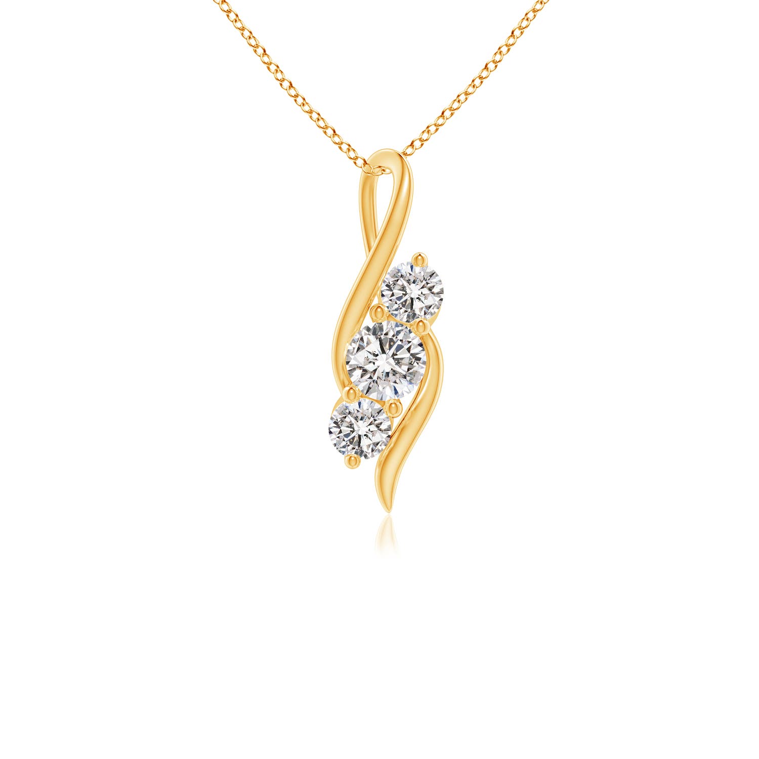 I-J, I1-I2 / 0.5 CT / 14 KT Yellow Gold