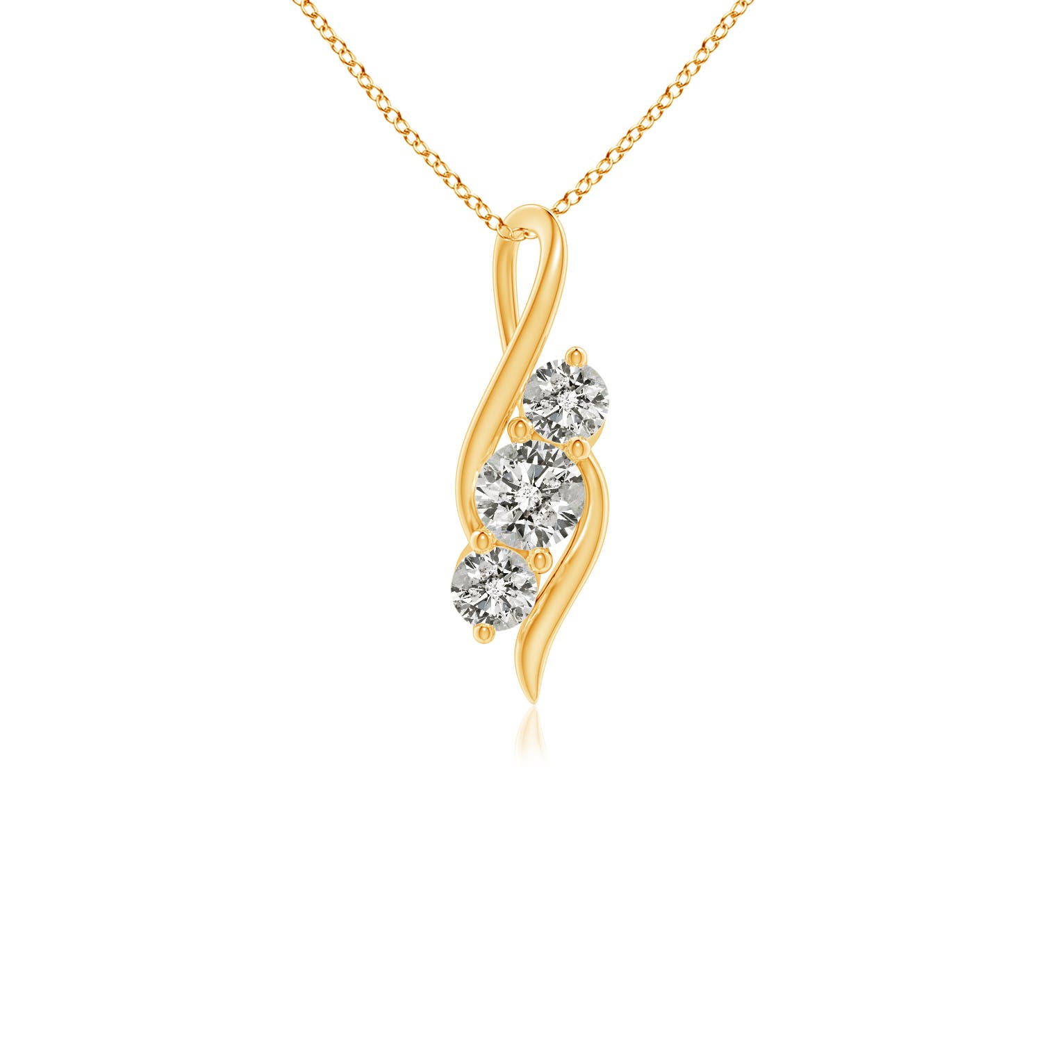 K, I3 / 0.5 CT / 14 KT Yellow Gold