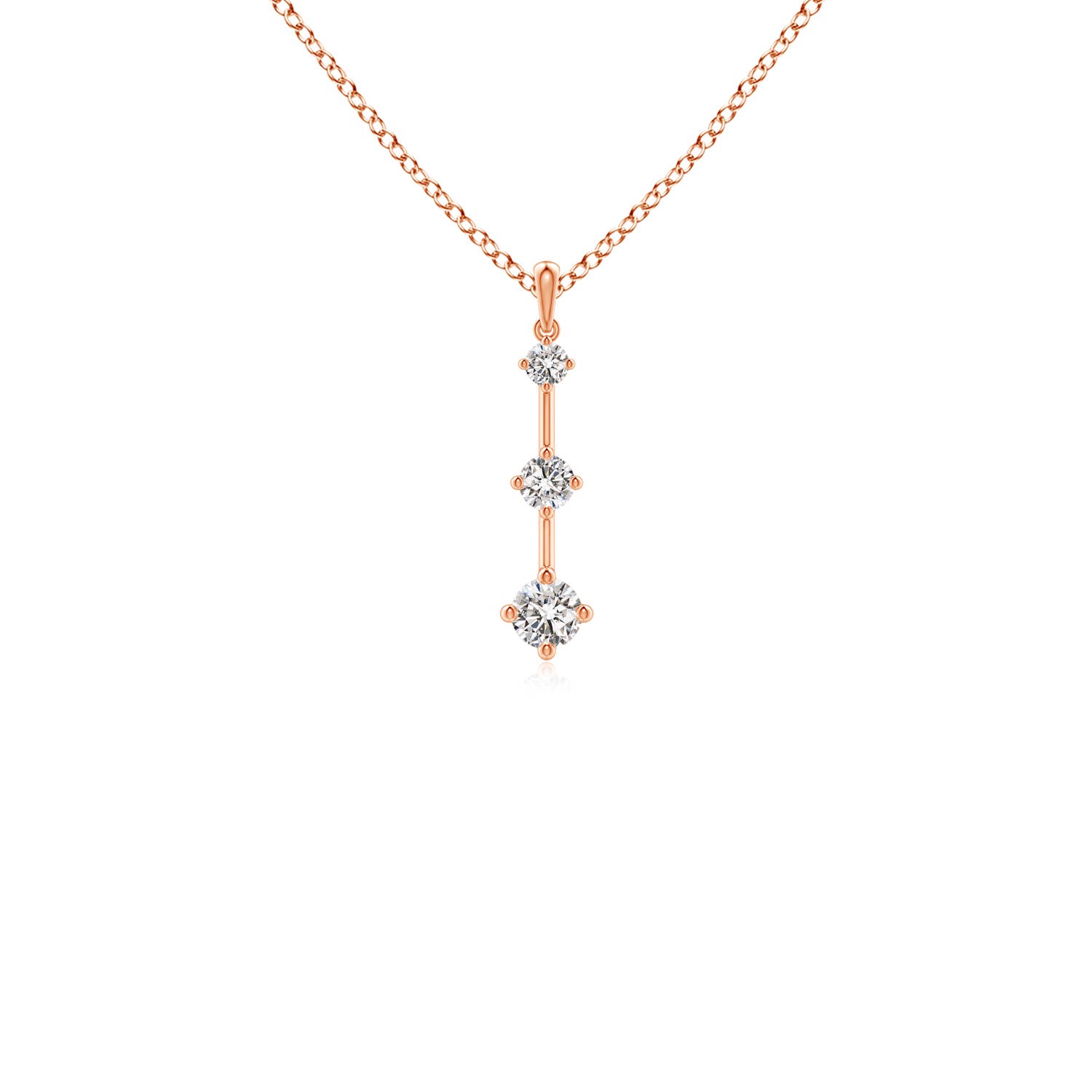 I-J, I1-I2 / 0.26 CT / 14 KT Rose Gold