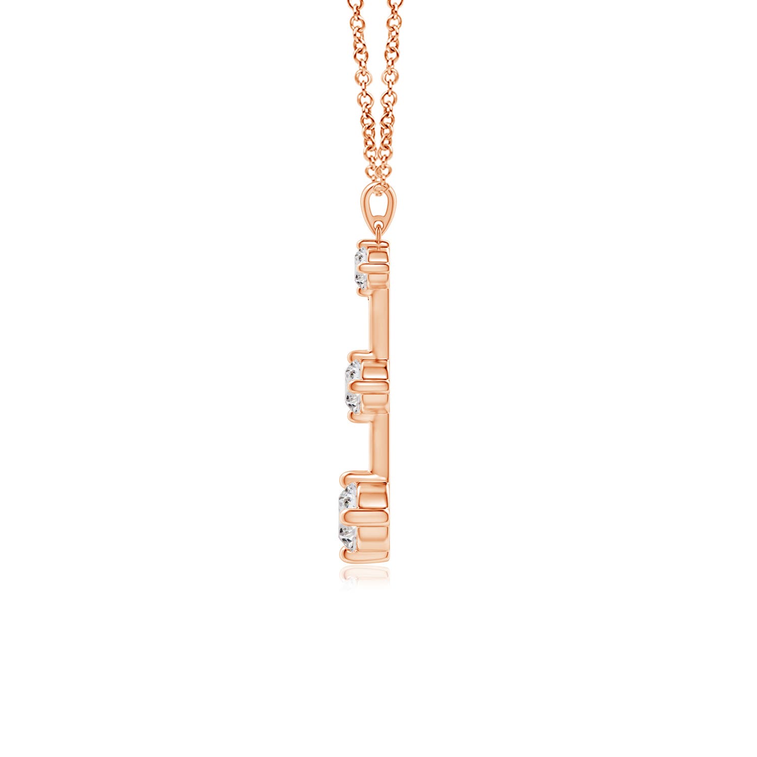 I-J, I1-I2 / 0.75 CT / 14 KT Rose Gold