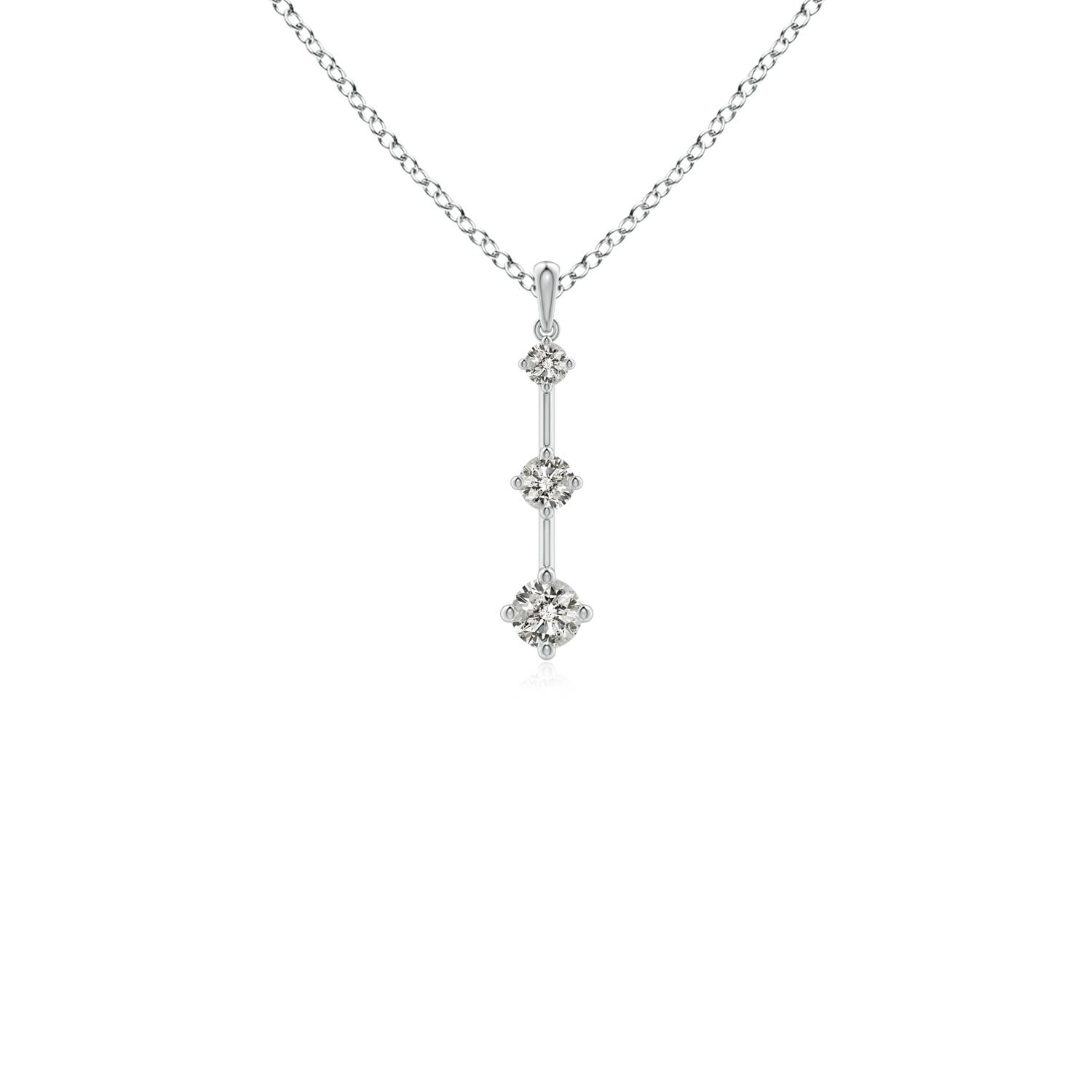 K, I3 / 0.26 CT / 14 KT White Gold