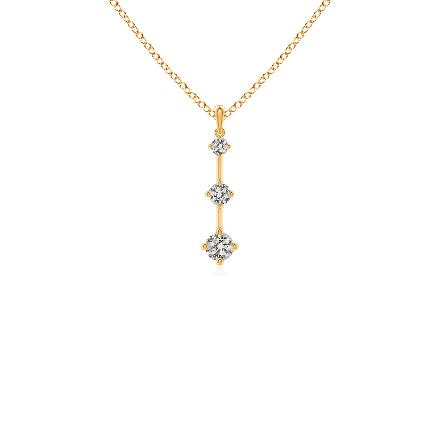 K, I3 / 0.26 CT / 14 KT Yellow Gold