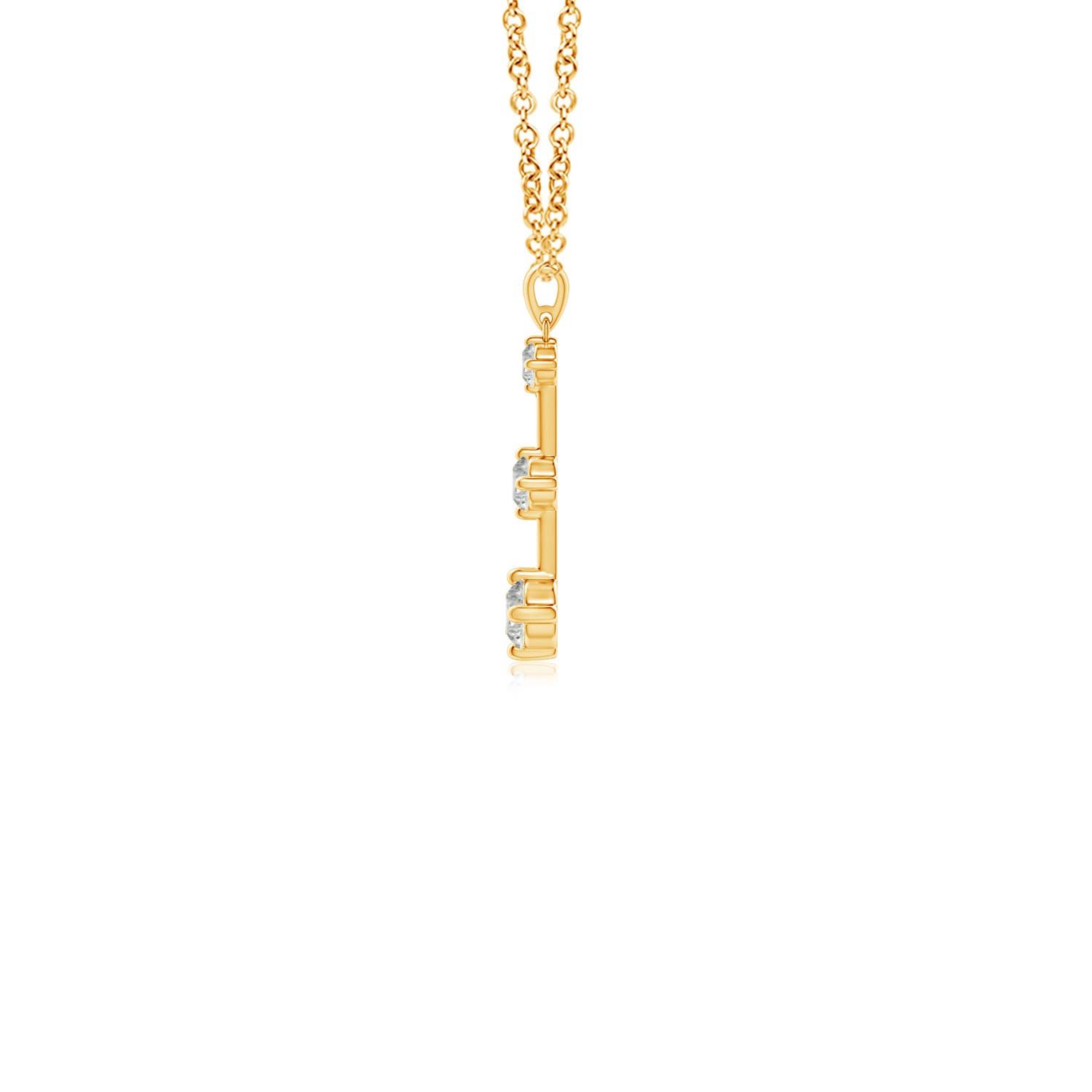 K, I3 / 0.26 CT / 14 KT Yellow Gold