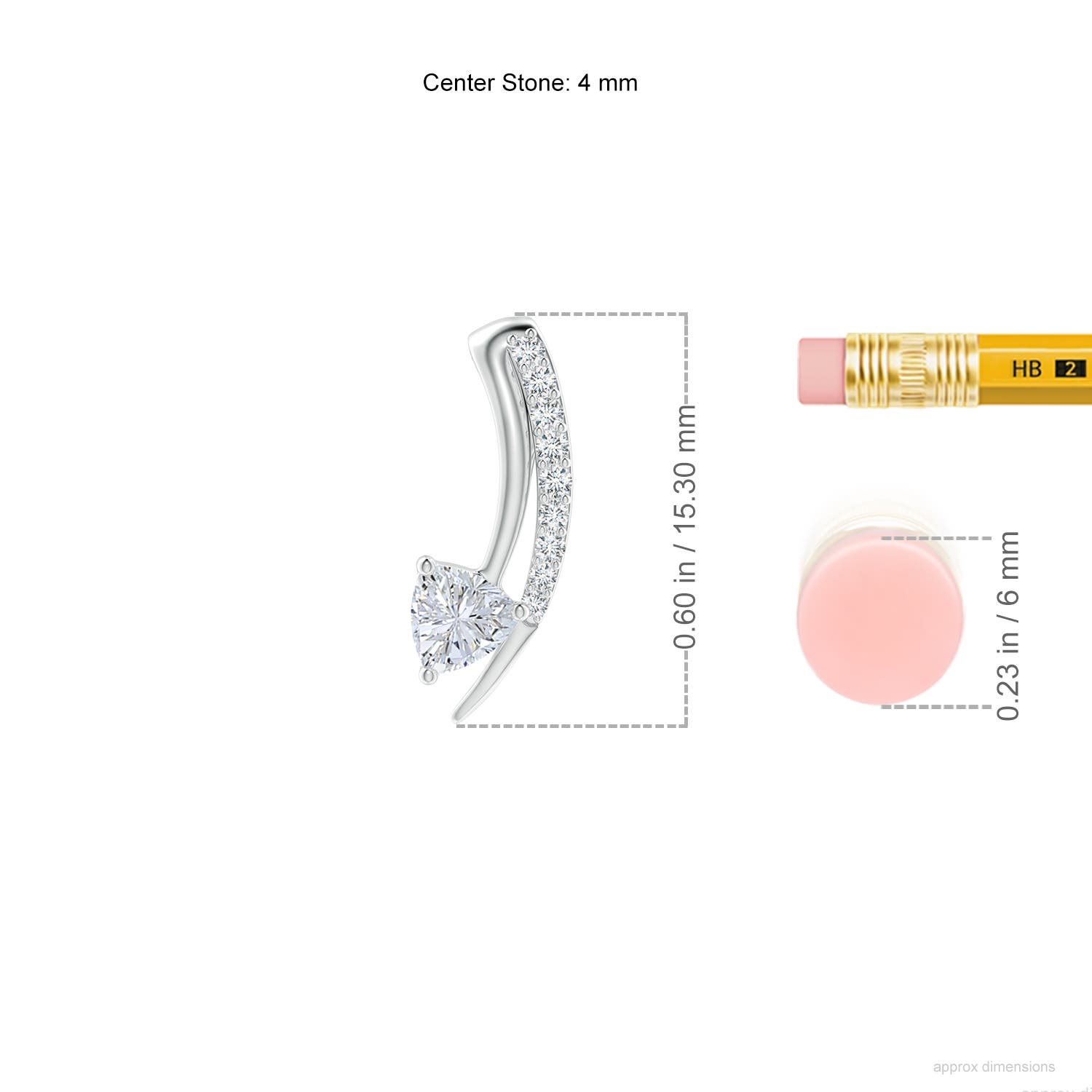 H, SI2 / 0.14 CT / 14 KT White Gold