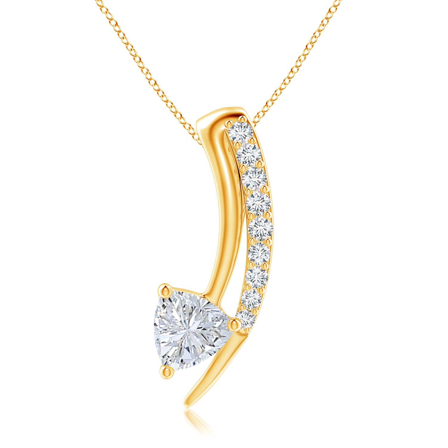 H, SI2 / 0.14 CT / 14 KT Yellow Gold