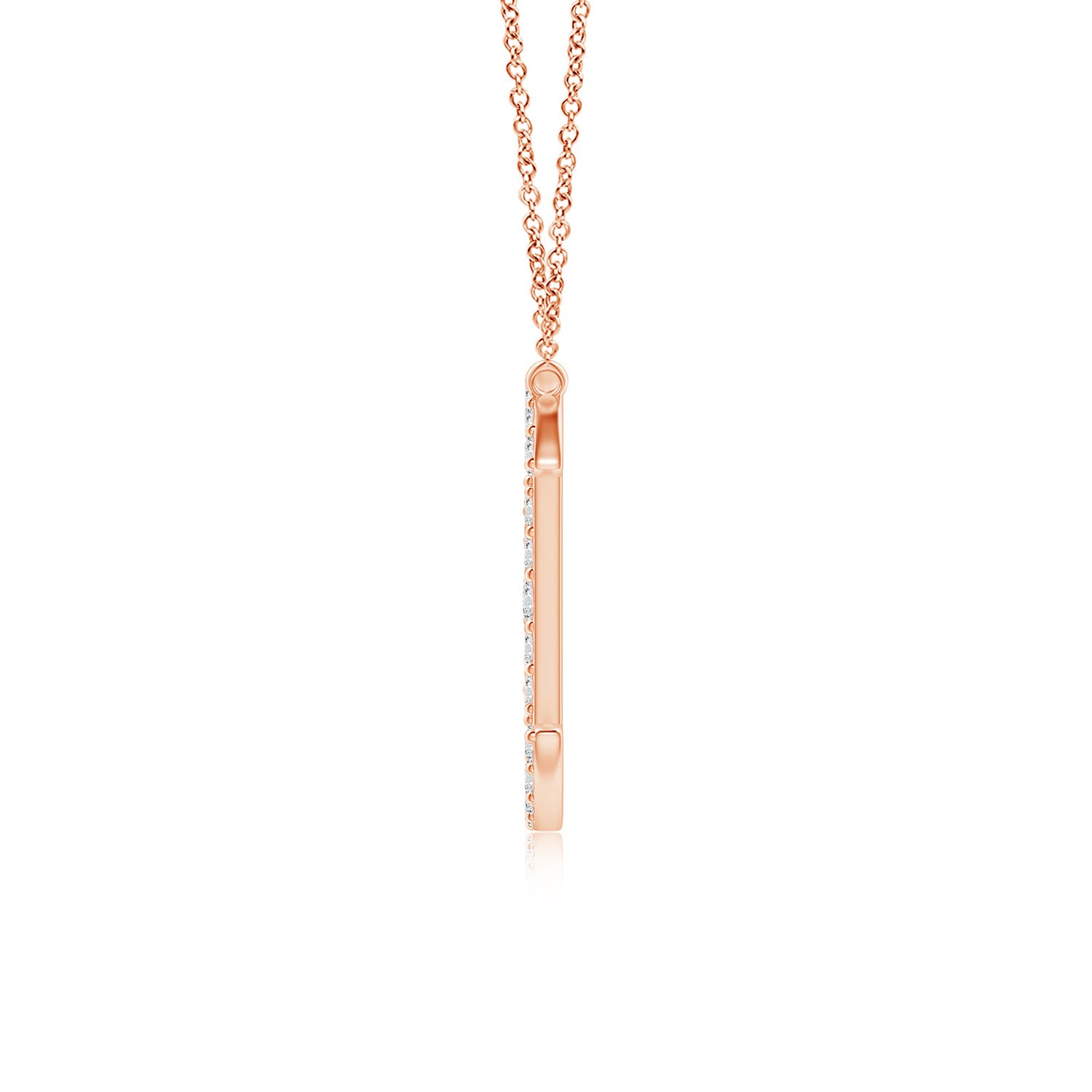 H, SI2 / 0.21 CT / 14 KT Rose Gold