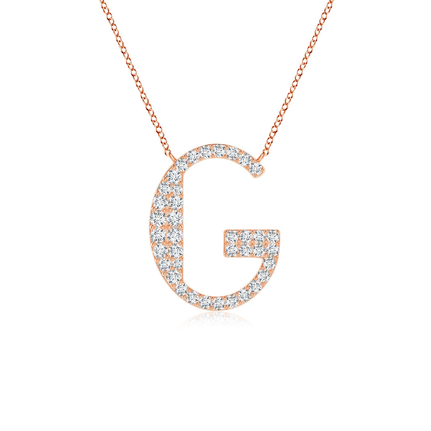 G, VS2 / 0.33 CT / 14 KT Rose Gold