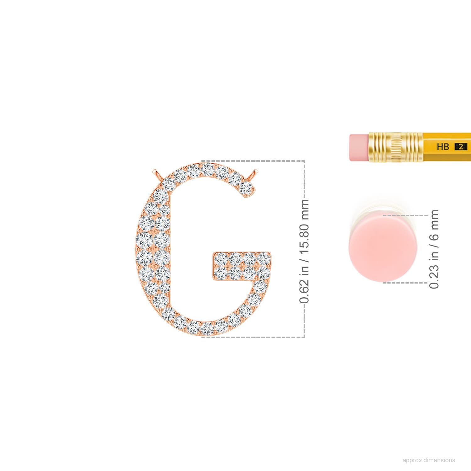 G, VS2 / 0.33 CT / 14 KT Rose Gold