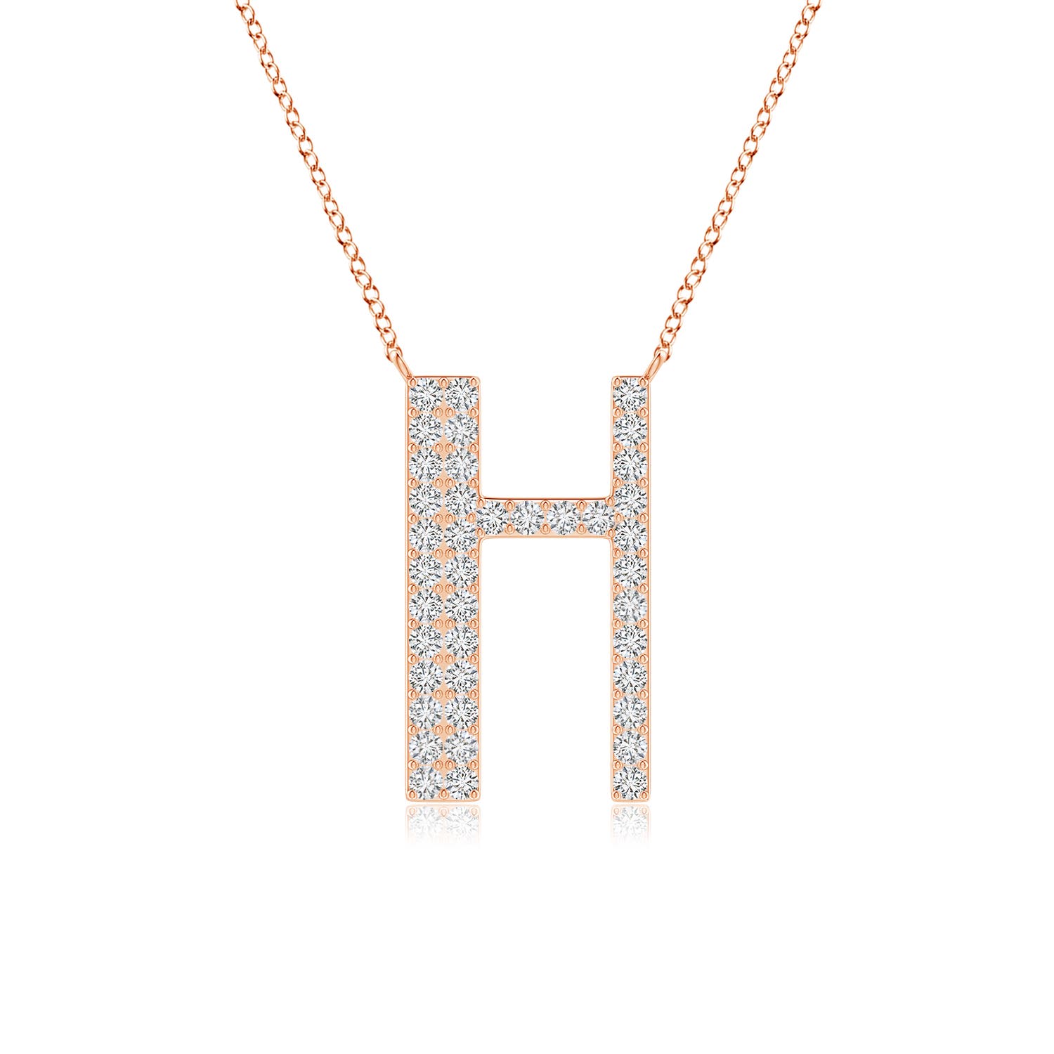 H, SI2 / 0.25 CT / 14 KT Rose Gold