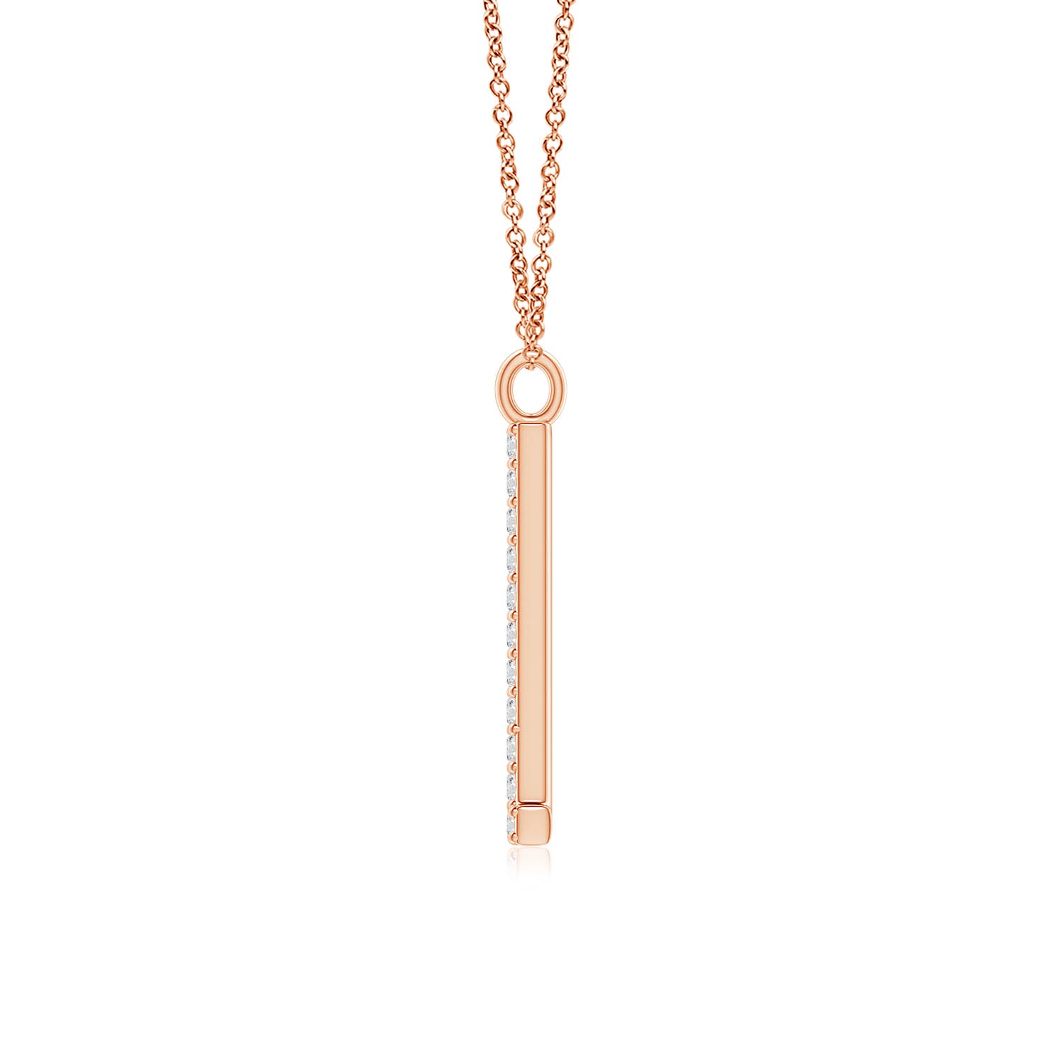 H, SI2 / 0.21 CT / 14 KT Rose Gold