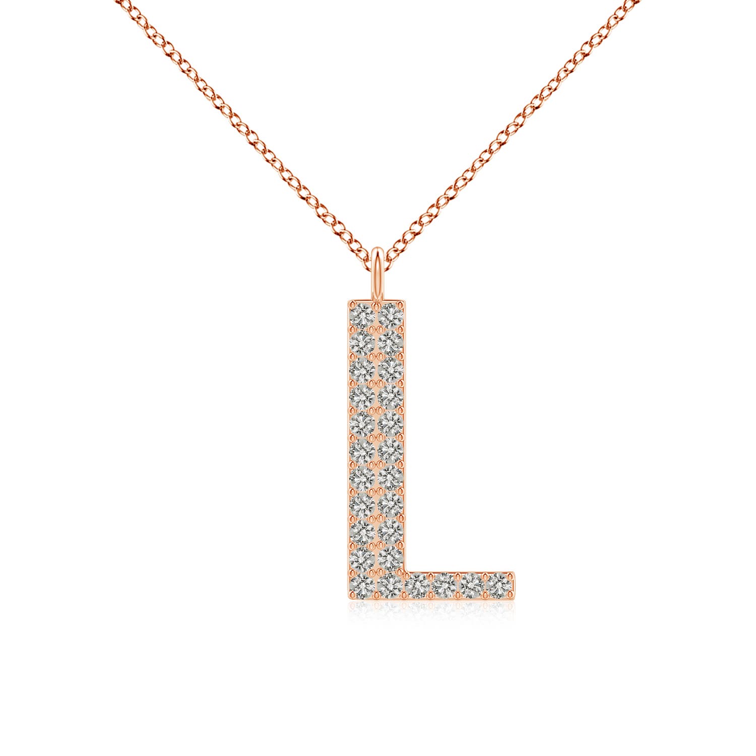 K, I3 / 0.21 CT / 14 KT Rose Gold