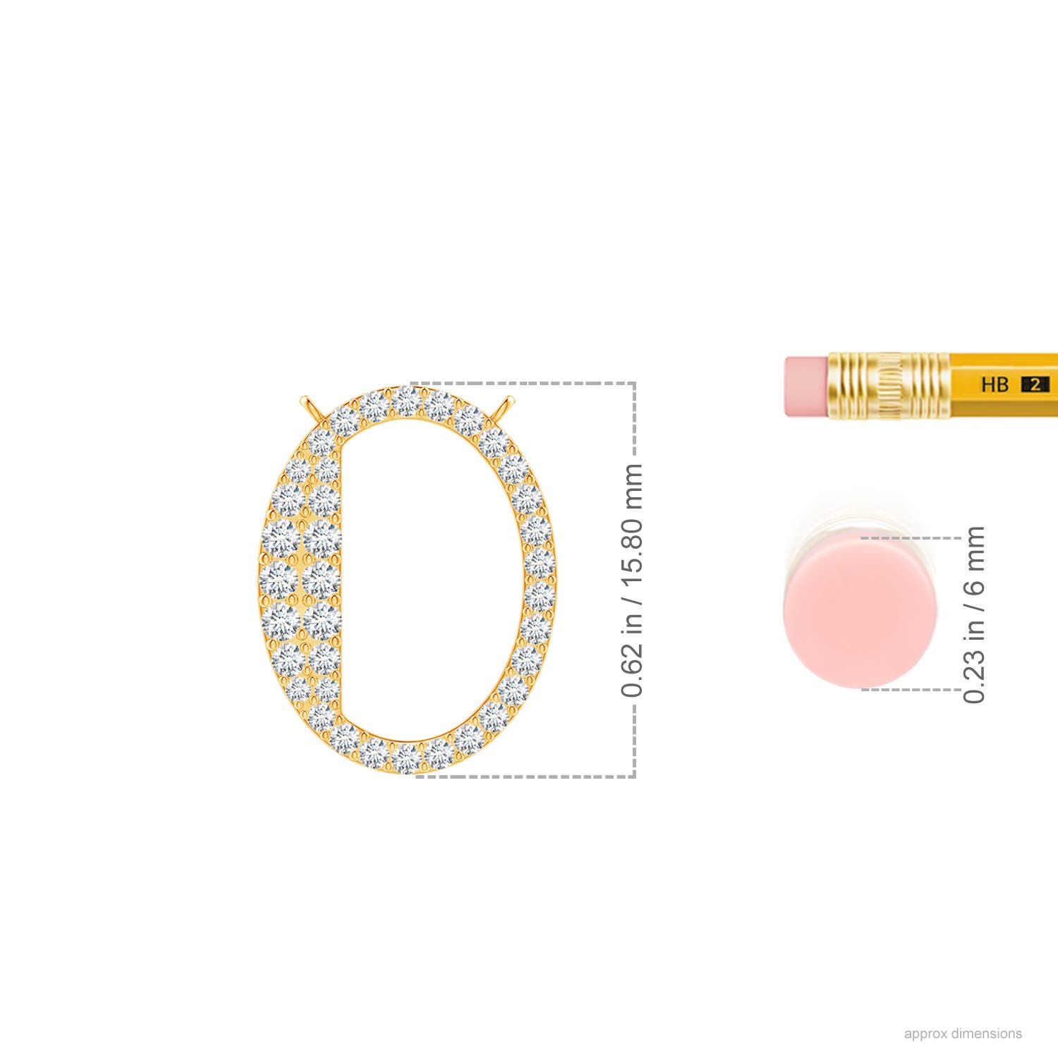 G, VS2 / 0.31 CT / 14 KT Yellow Gold