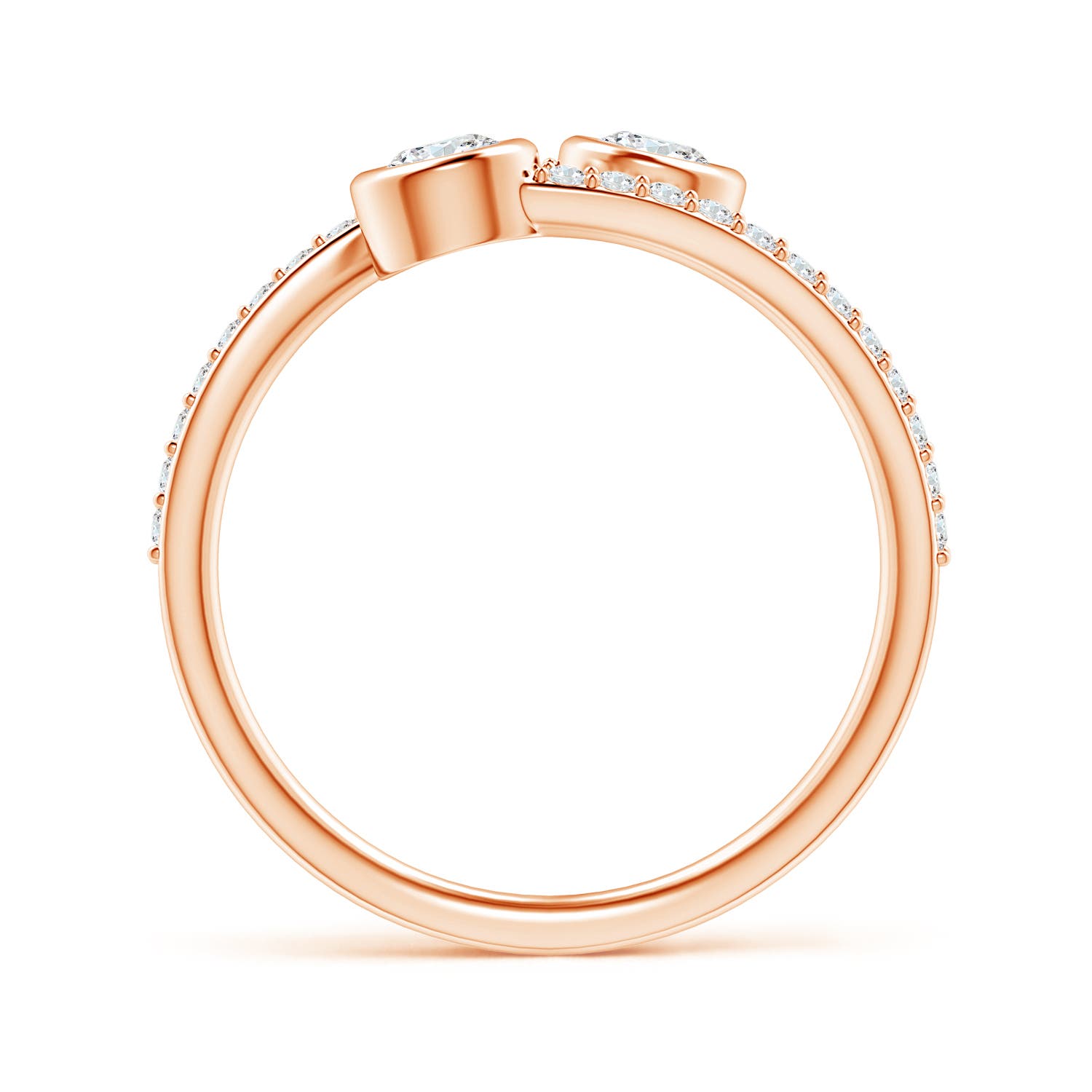 G, VS2 / 0.55 CT / 14 KT Rose Gold