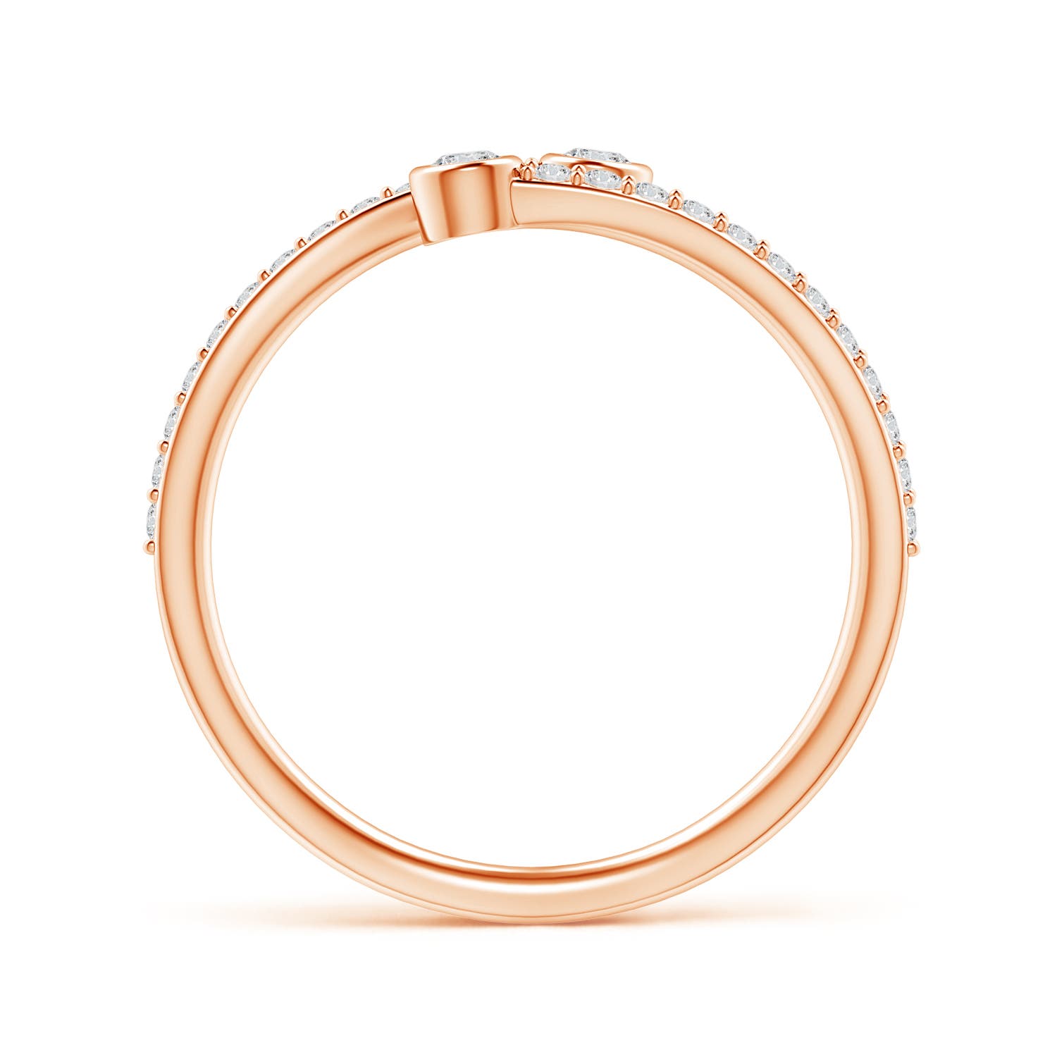 H, SI2 / 0.3 CT / 14 KT Rose Gold