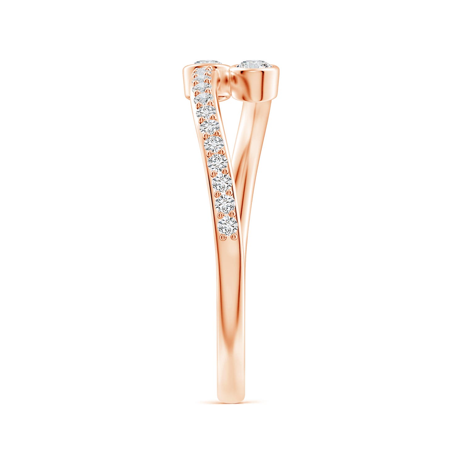 H, SI2 / 0.3 CT / 14 KT Rose Gold