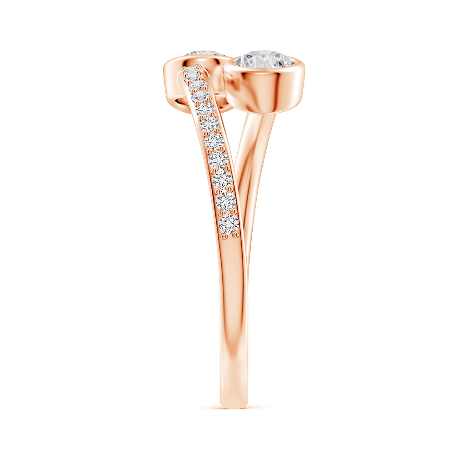 H, SI2 / 0.55 CT / 14 KT Rose Gold