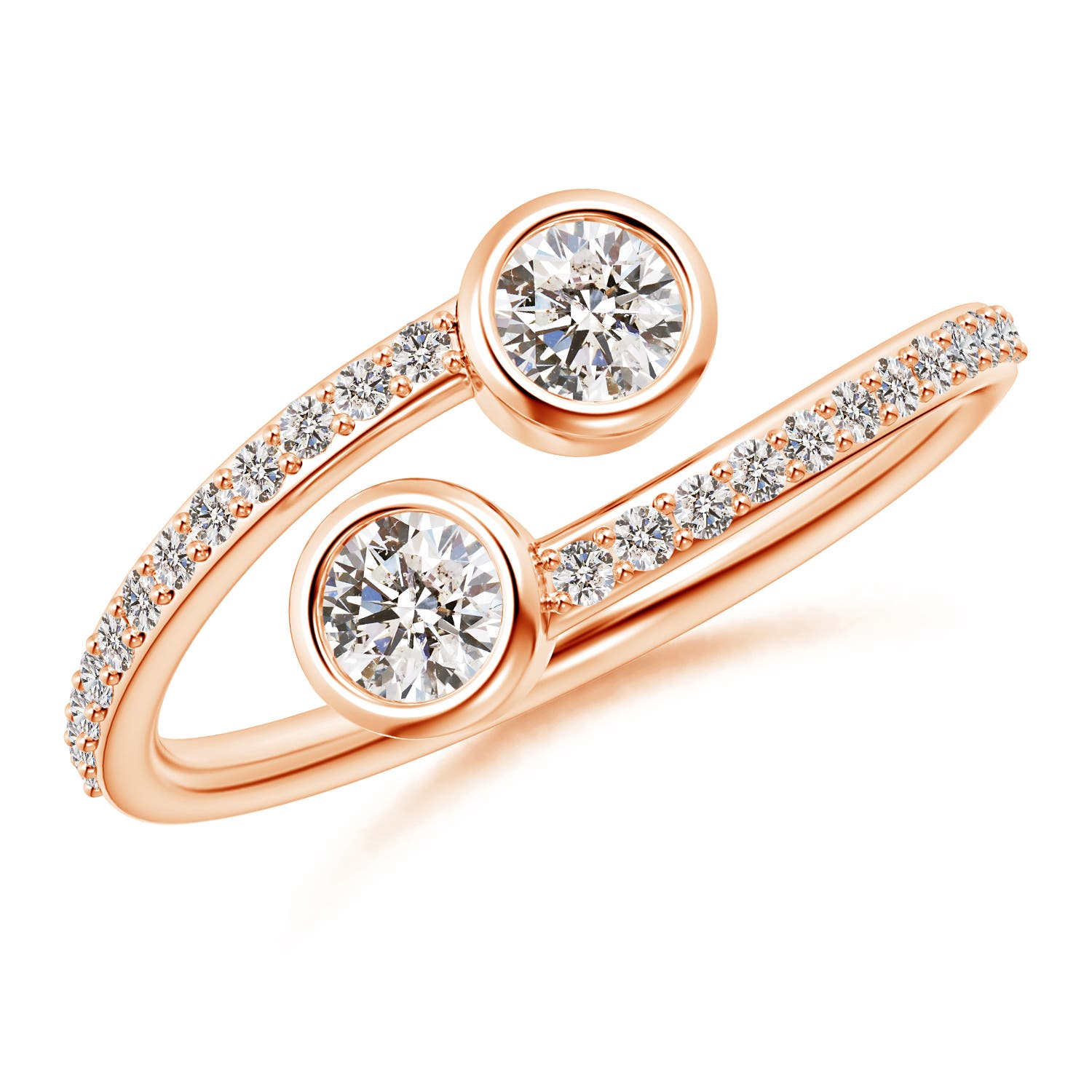 K, I3 / 0.55 CT / 14 KT Rose Gold