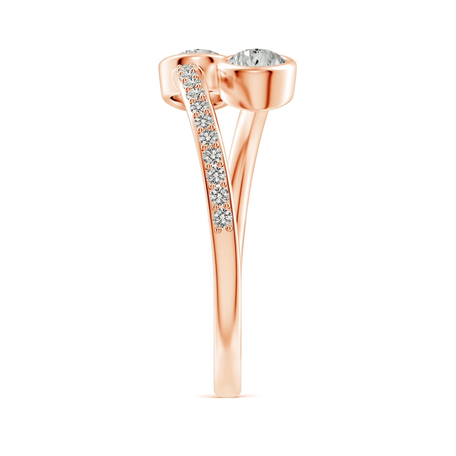 K, I3 / 0.55 CT / 14 KT Rose Gold