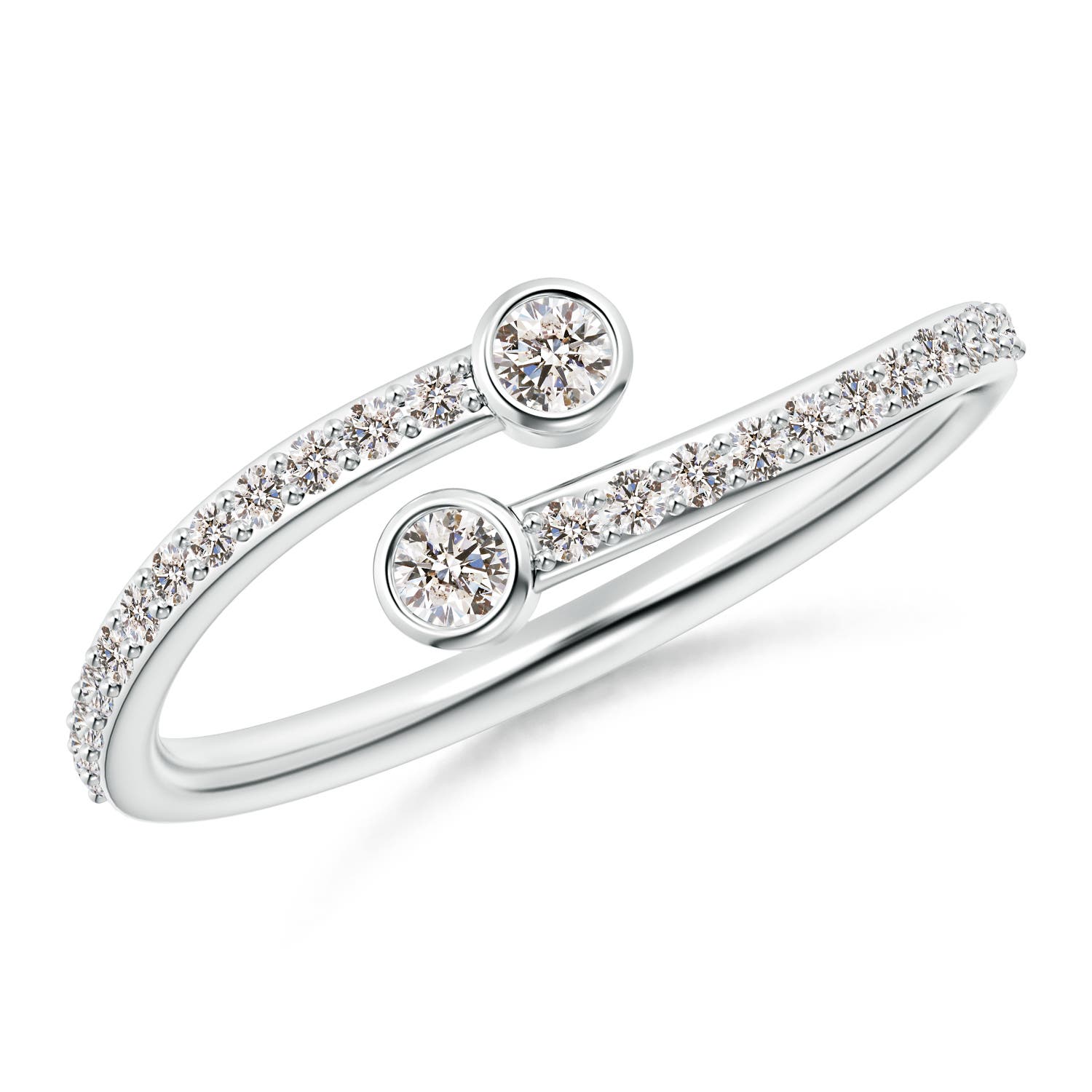 K, I3 / 0.3 CT / 14 KT White Gold