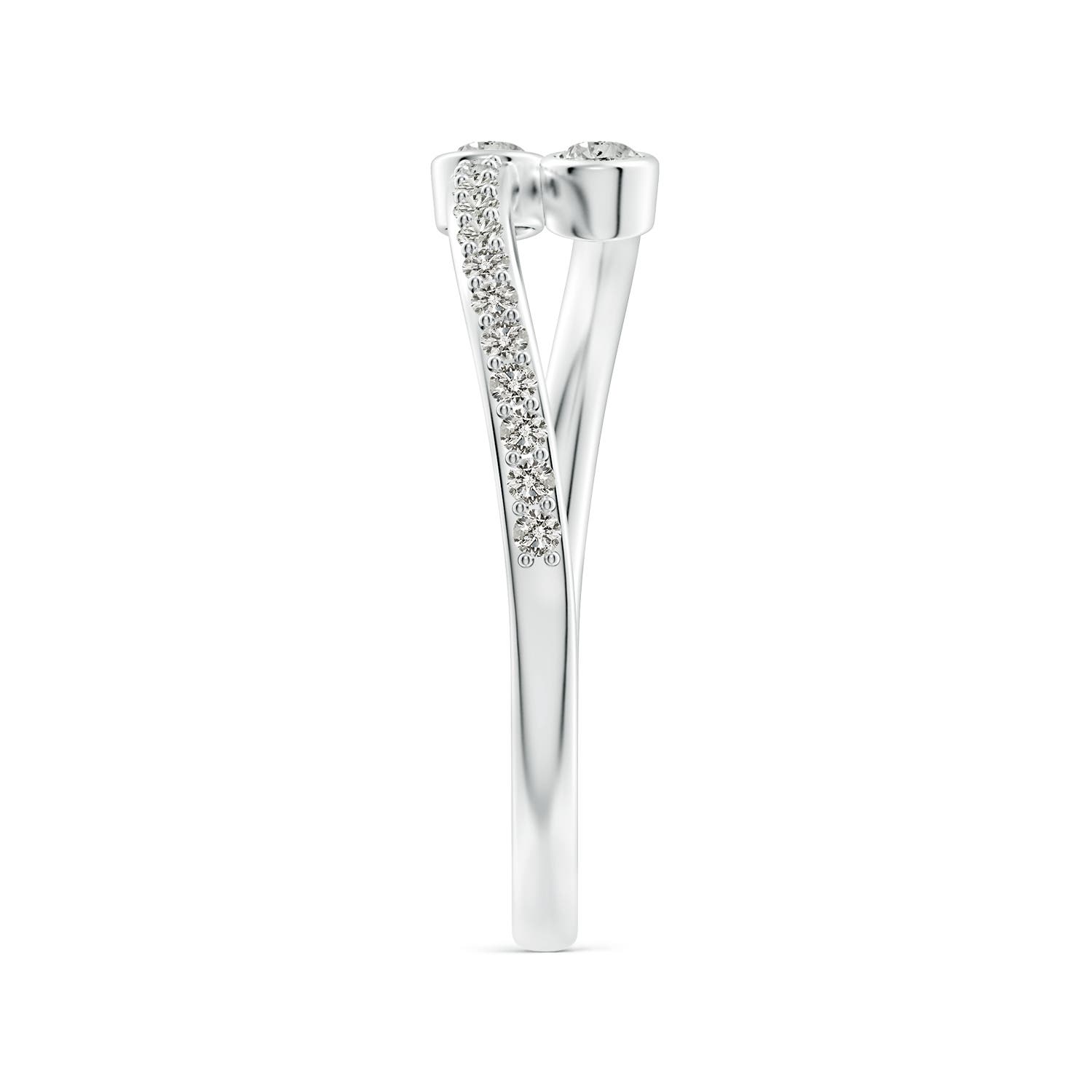 K, I3 / 0.3 CT / 14 KT White Gold