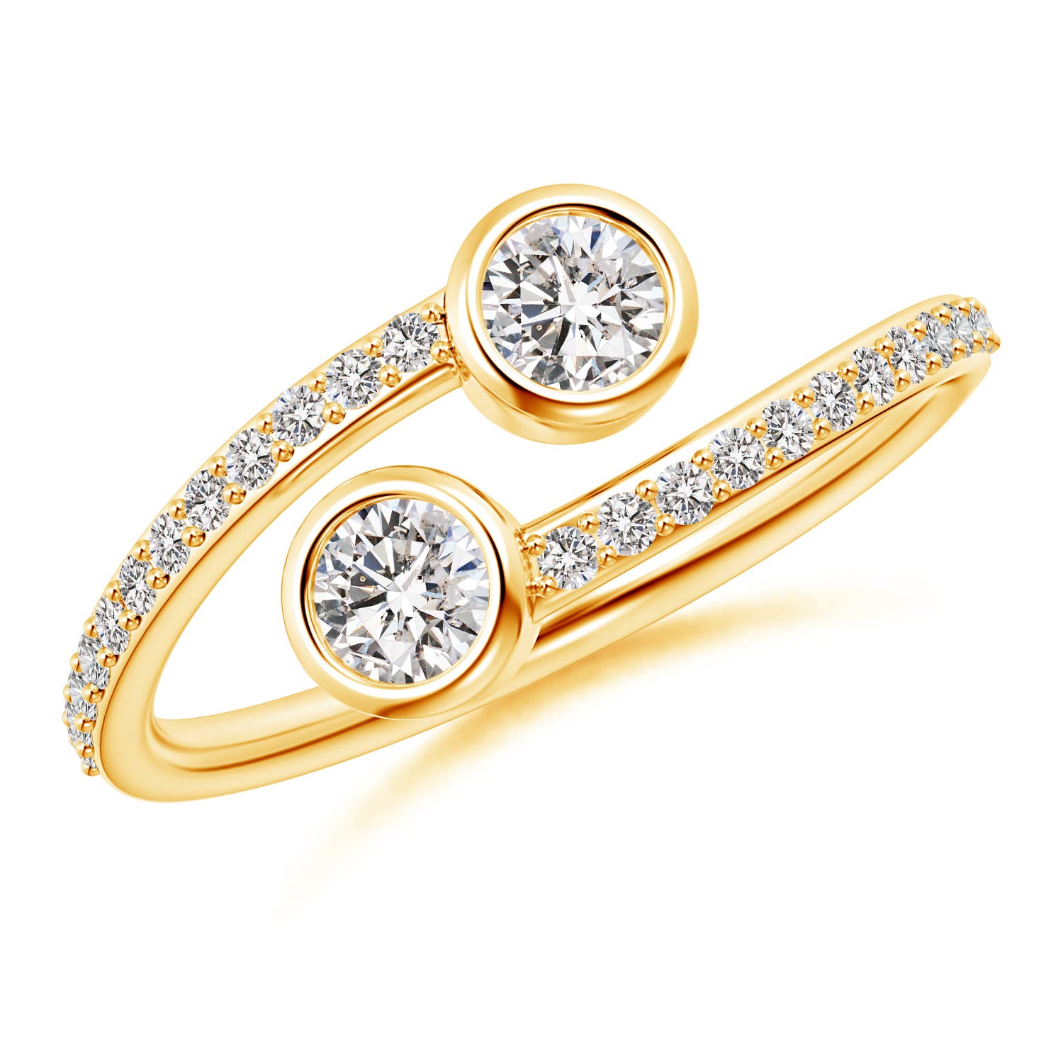 I-J, I1-I2 / 0.55 CT / 14 KT Yellow Gold