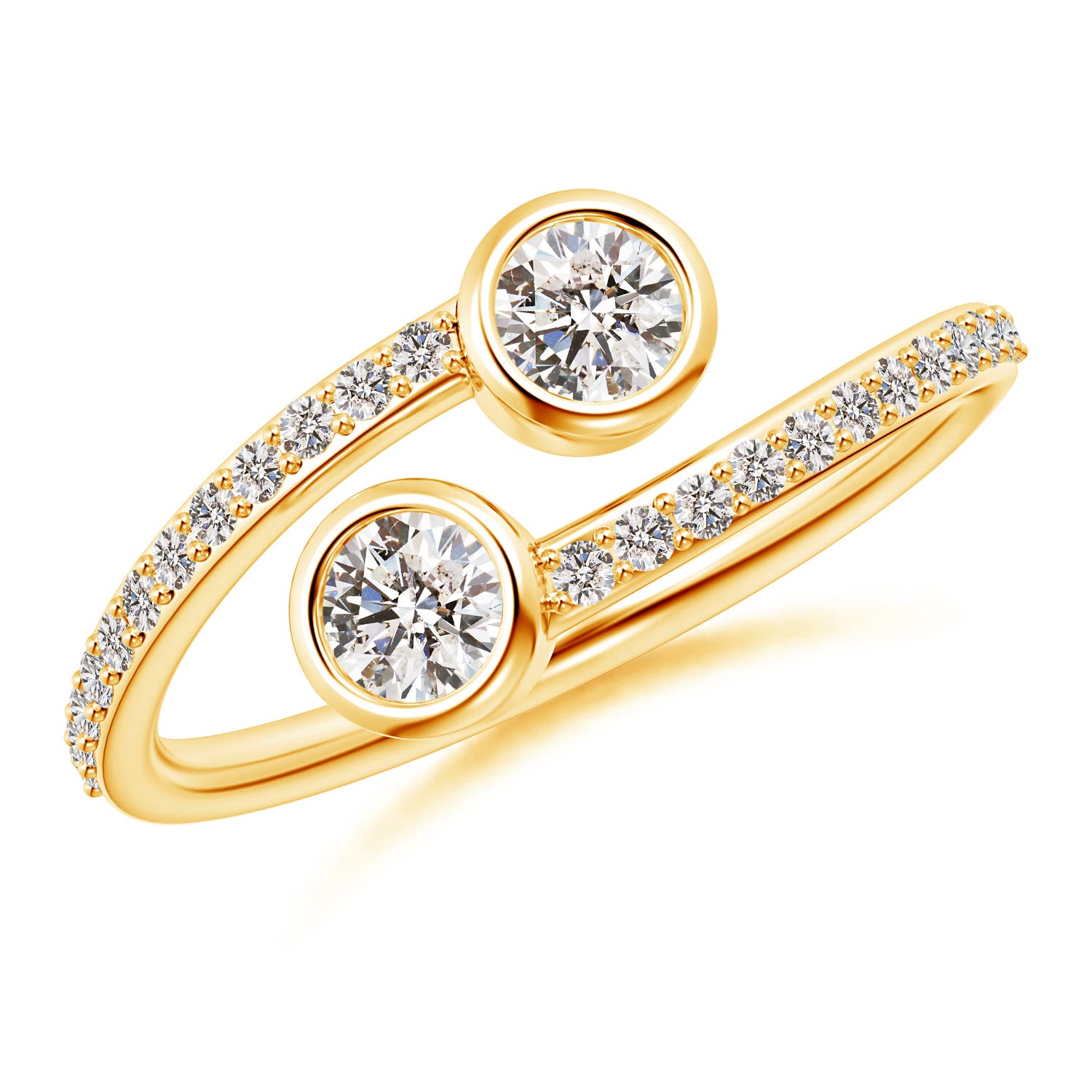 K, I3 / 0.55 CT / 14 KT Yellow Gold