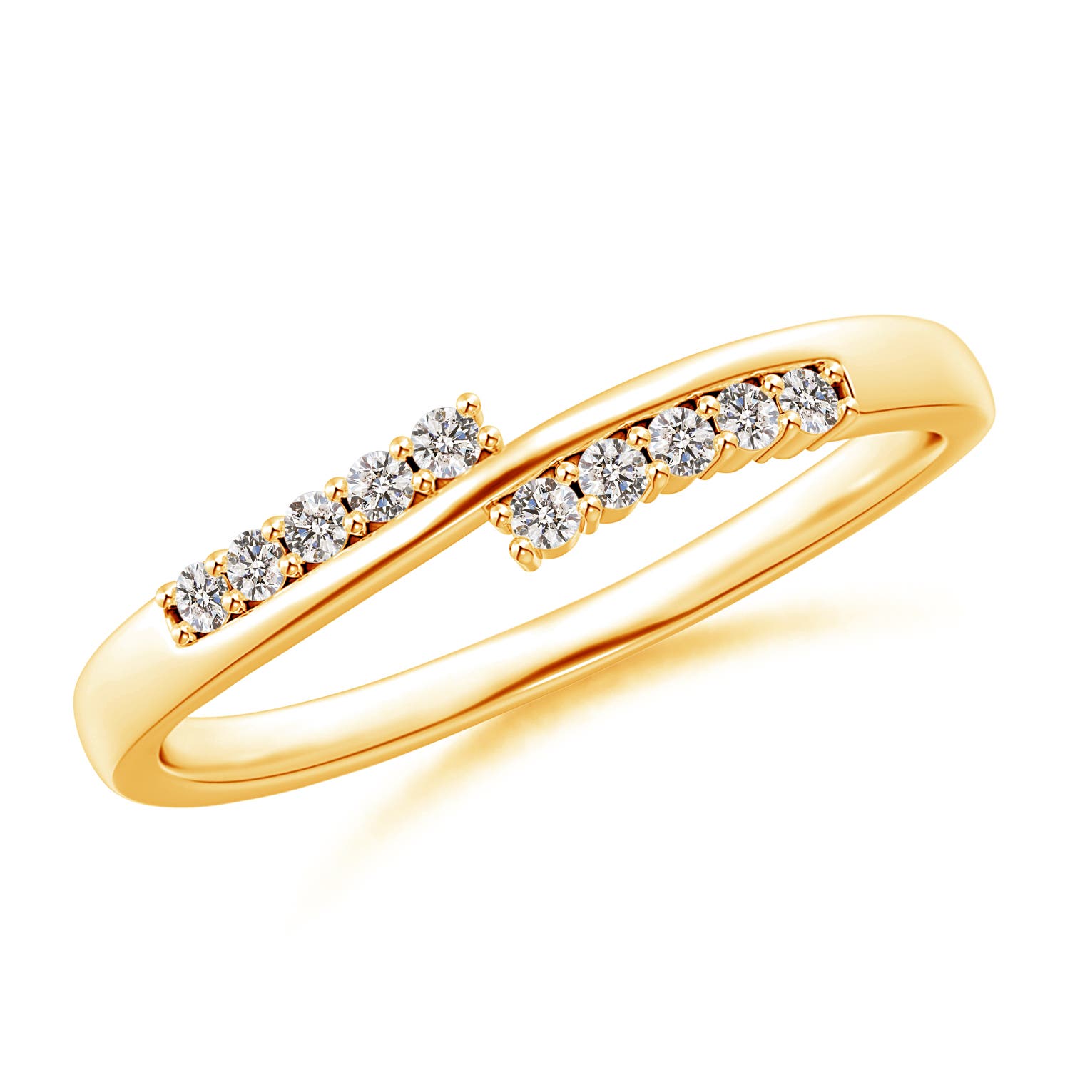 K, I3 / 0.12 CT / 14 KT Yellow Gold