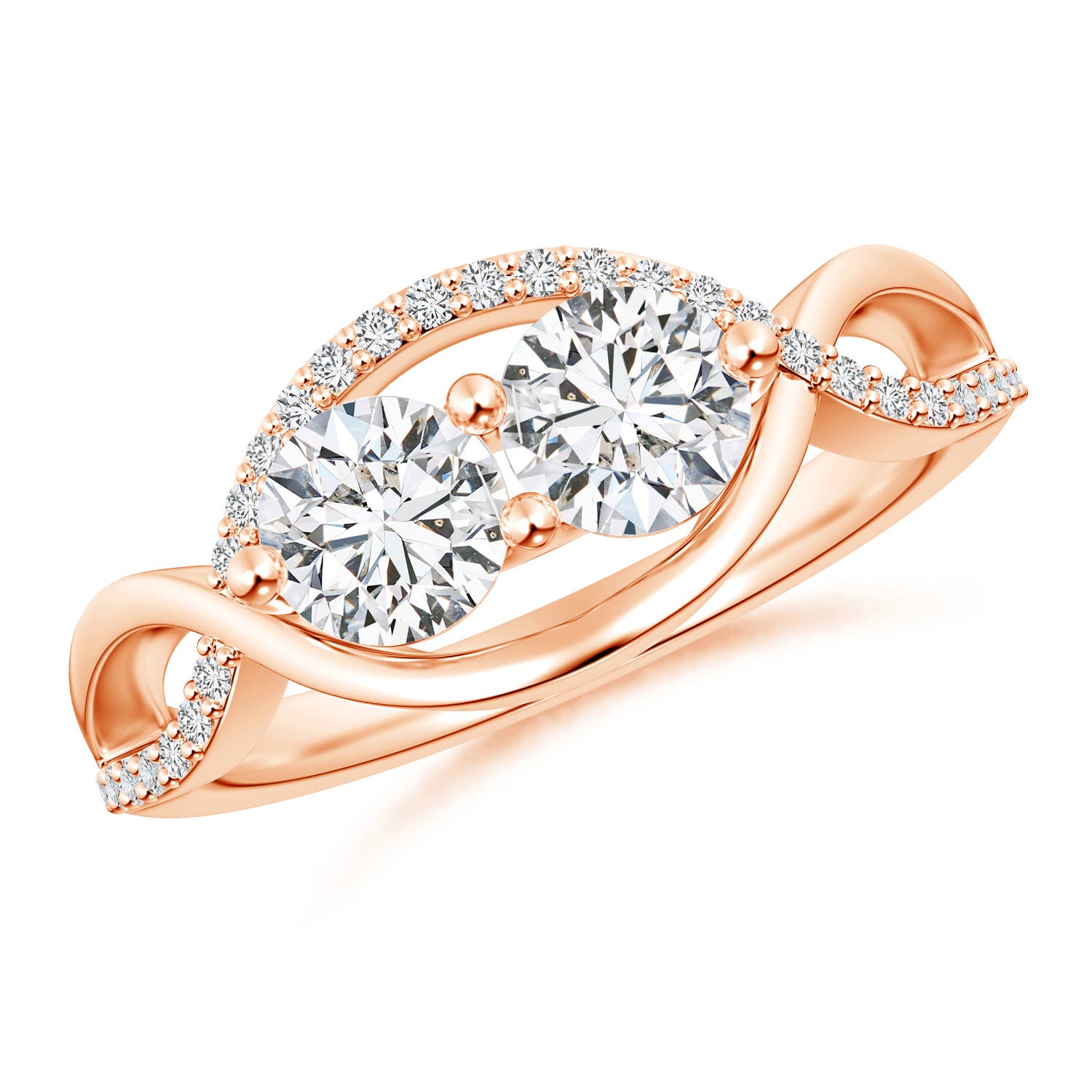 H, SI2 / 1.09 CT / 14 KT Rose Gold