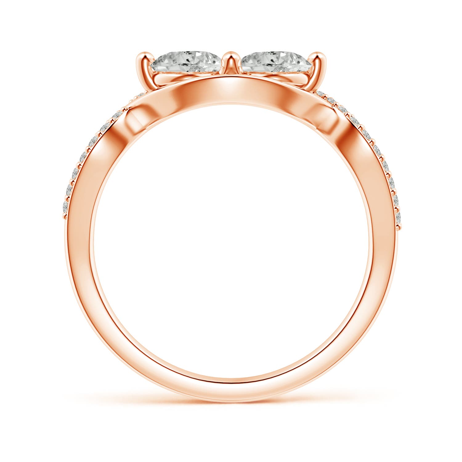 K, I3 / 1.09 CT / 14 KT Rose Gold